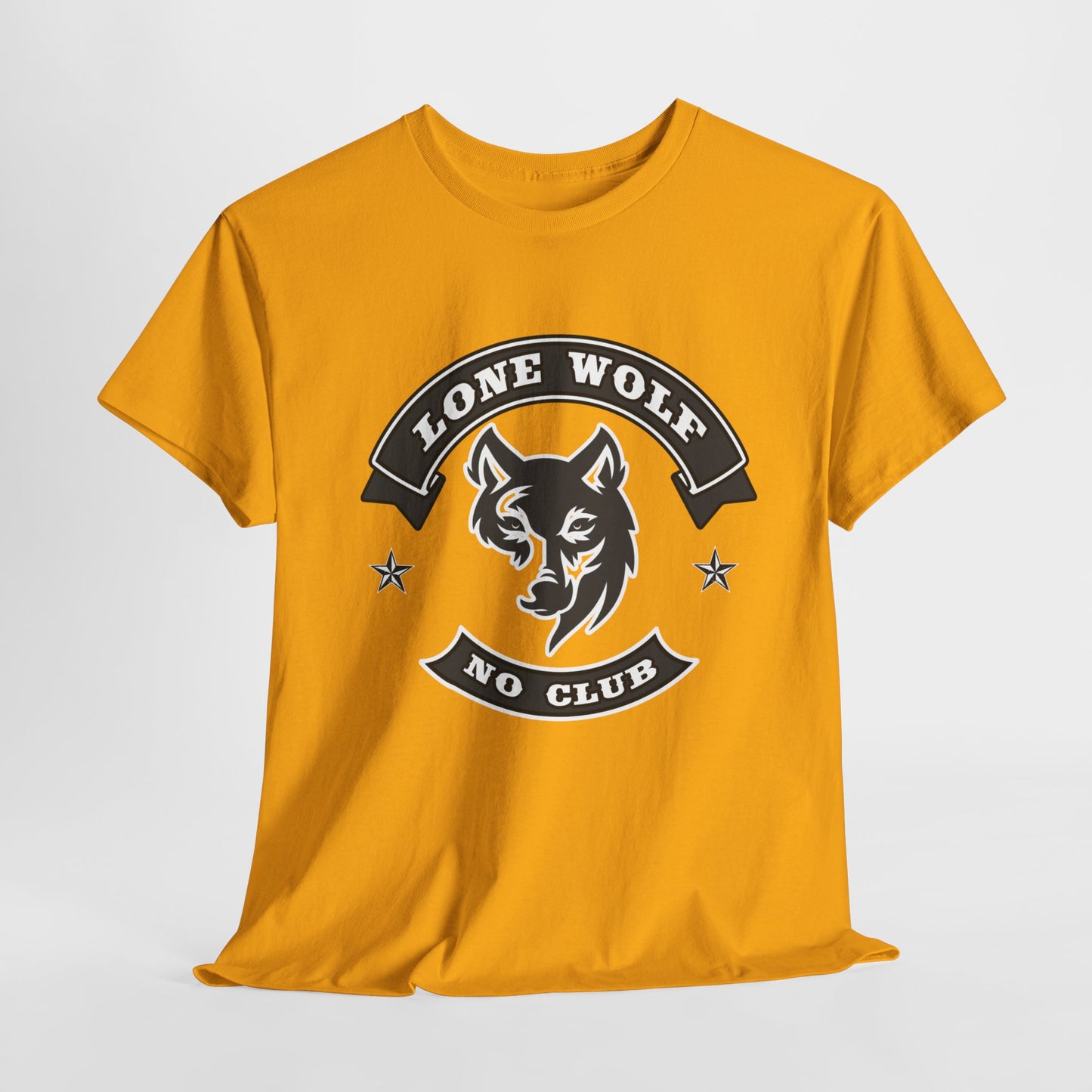Lone Wolf Tee Shirt - Gildan® 5000 Heavy Cotton™, Classic Fit for the Independent Rider