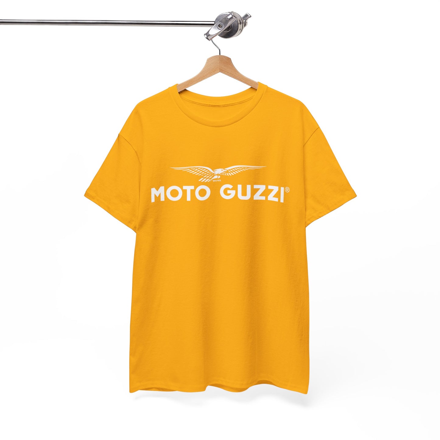 Moto Guzzi Heavy Cotton Logo Tee: Stylish, Durable, and Comfortable