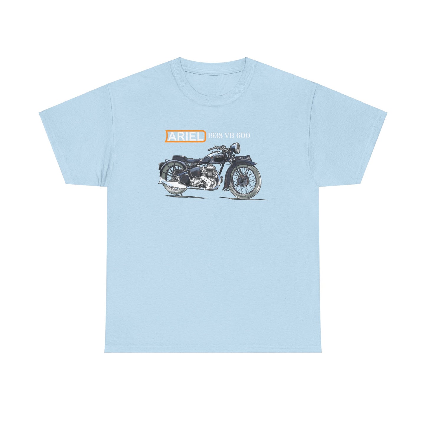 Ariel VB 1938 Vintage Motorcycle T-Shirt - Legendary Style for Riders