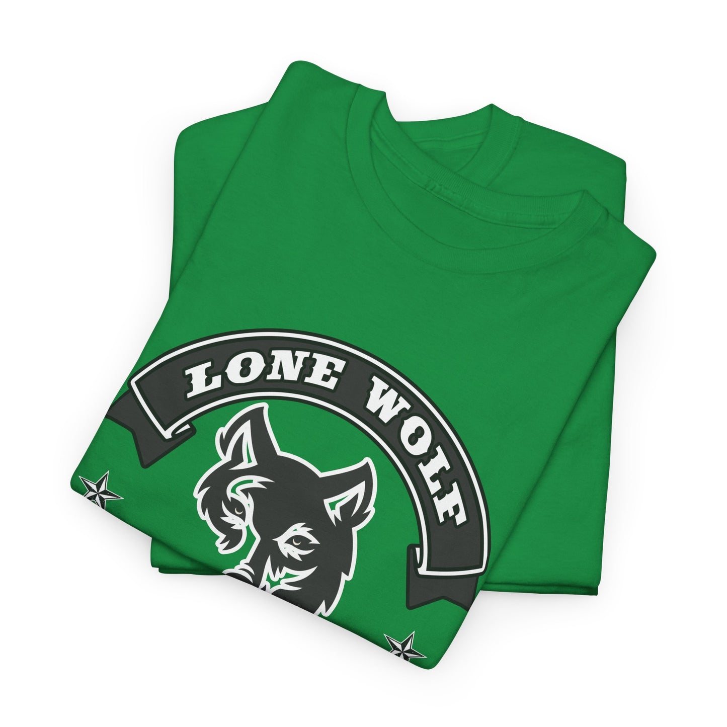 Lone Wolf Tee Shirt - Gildan® 5000 Heavy Cotton™, Classic Fit for the Independent Rider