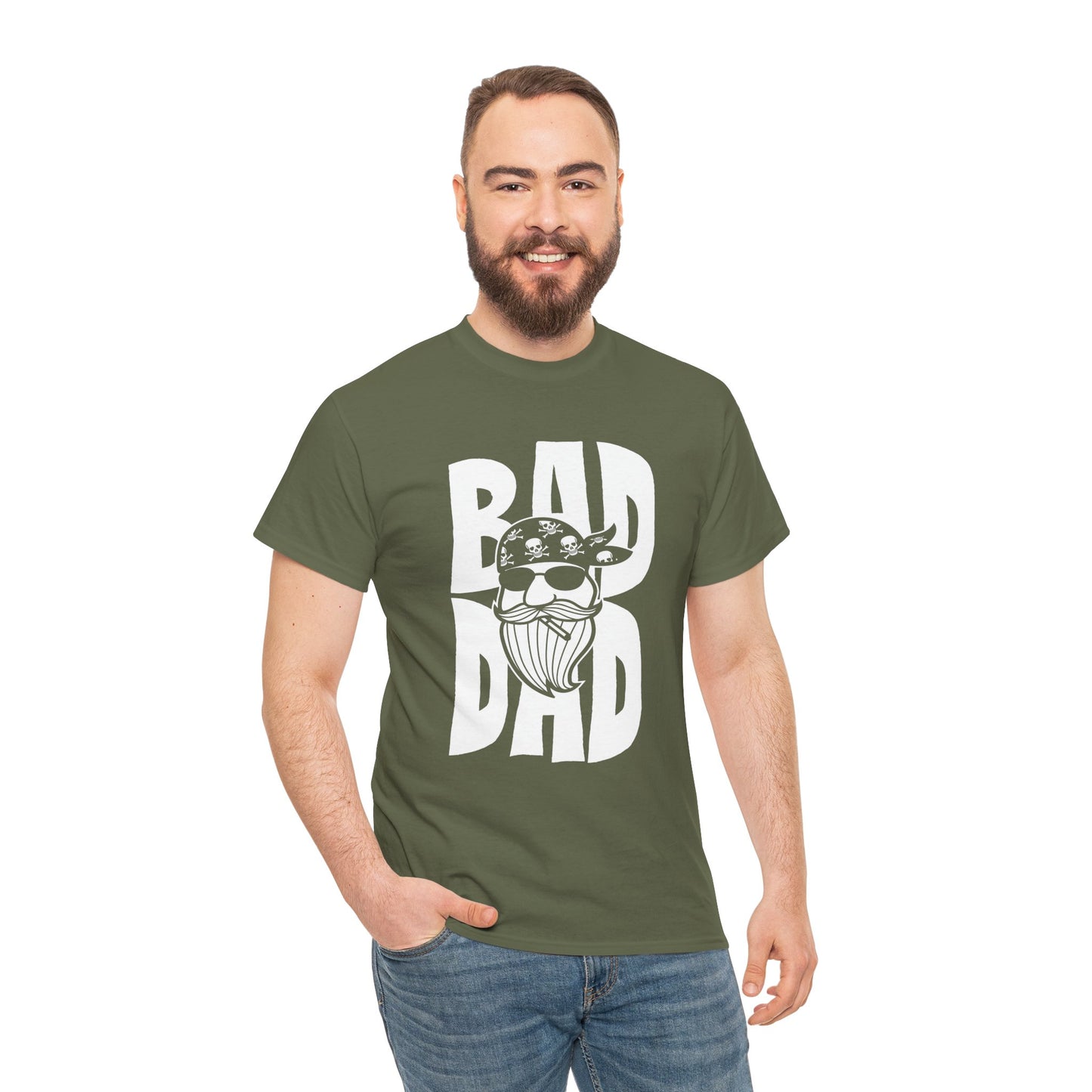 Bad Dad Biker T-Shirt - Comfortable and Stylish for the Ultimate Biker Dad