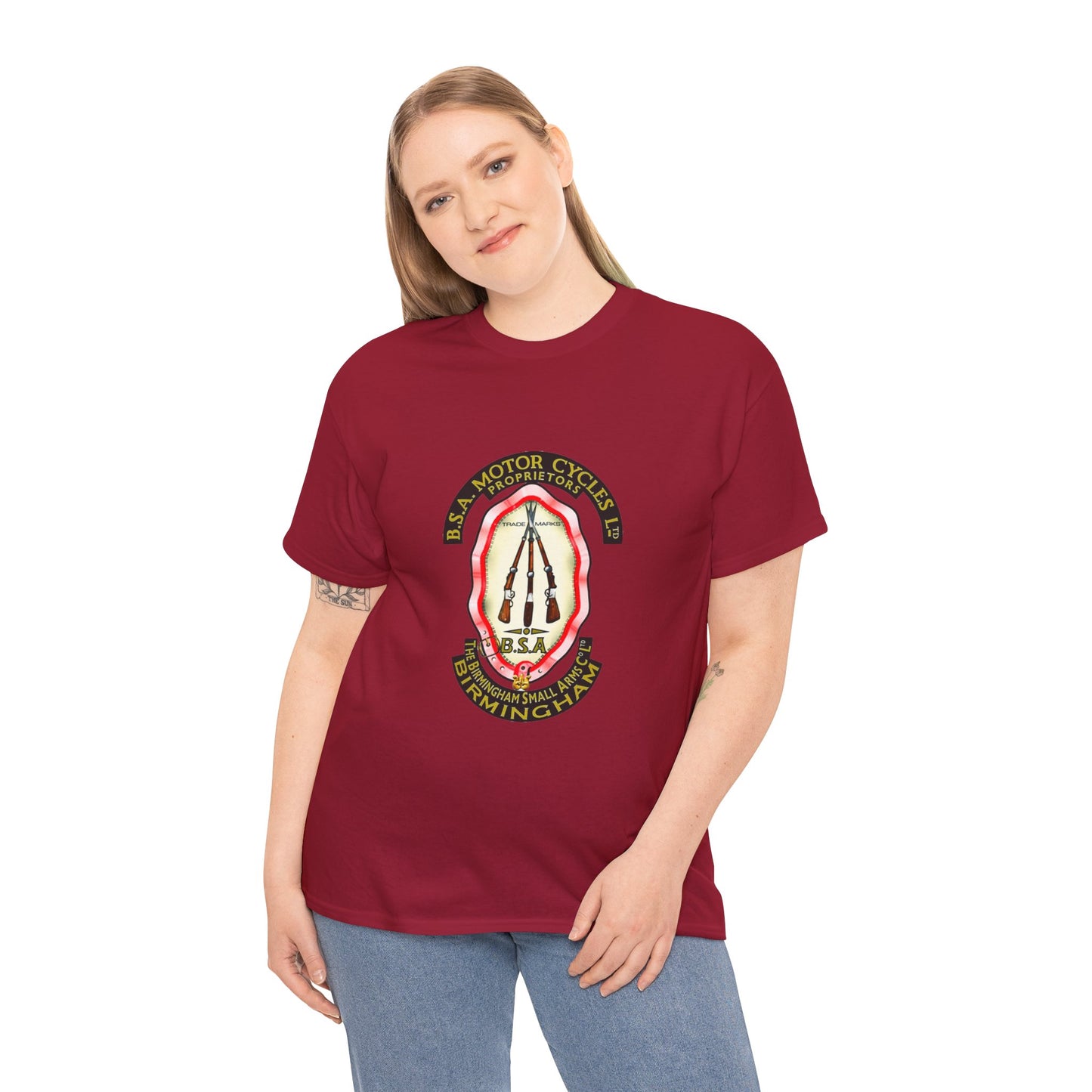 Sporting BSA Rifles T-Shirt - Elegant Design for Outdoor Enthusiasts