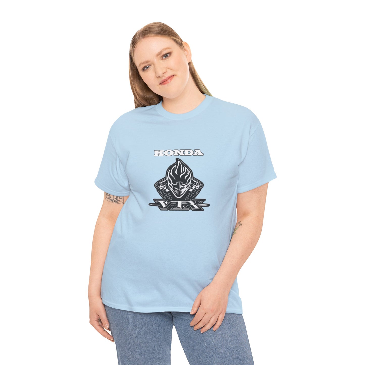 Honda VTX Logo Tee in Rib Collar Gildan® 5000 Fit