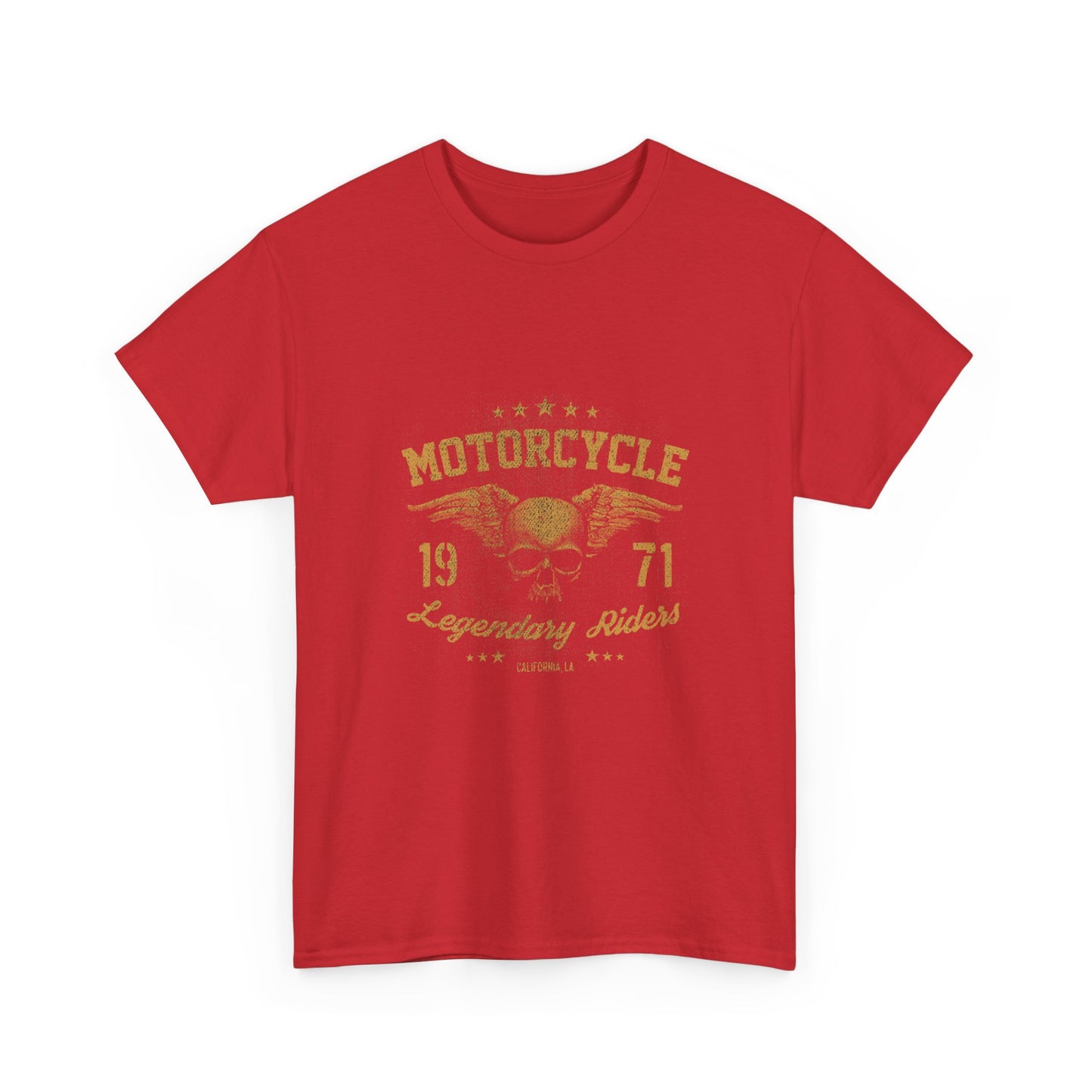 Classic Biker Vibes: Gildan® Heavy Cotton Motorcycle Legend 1971 Shirt