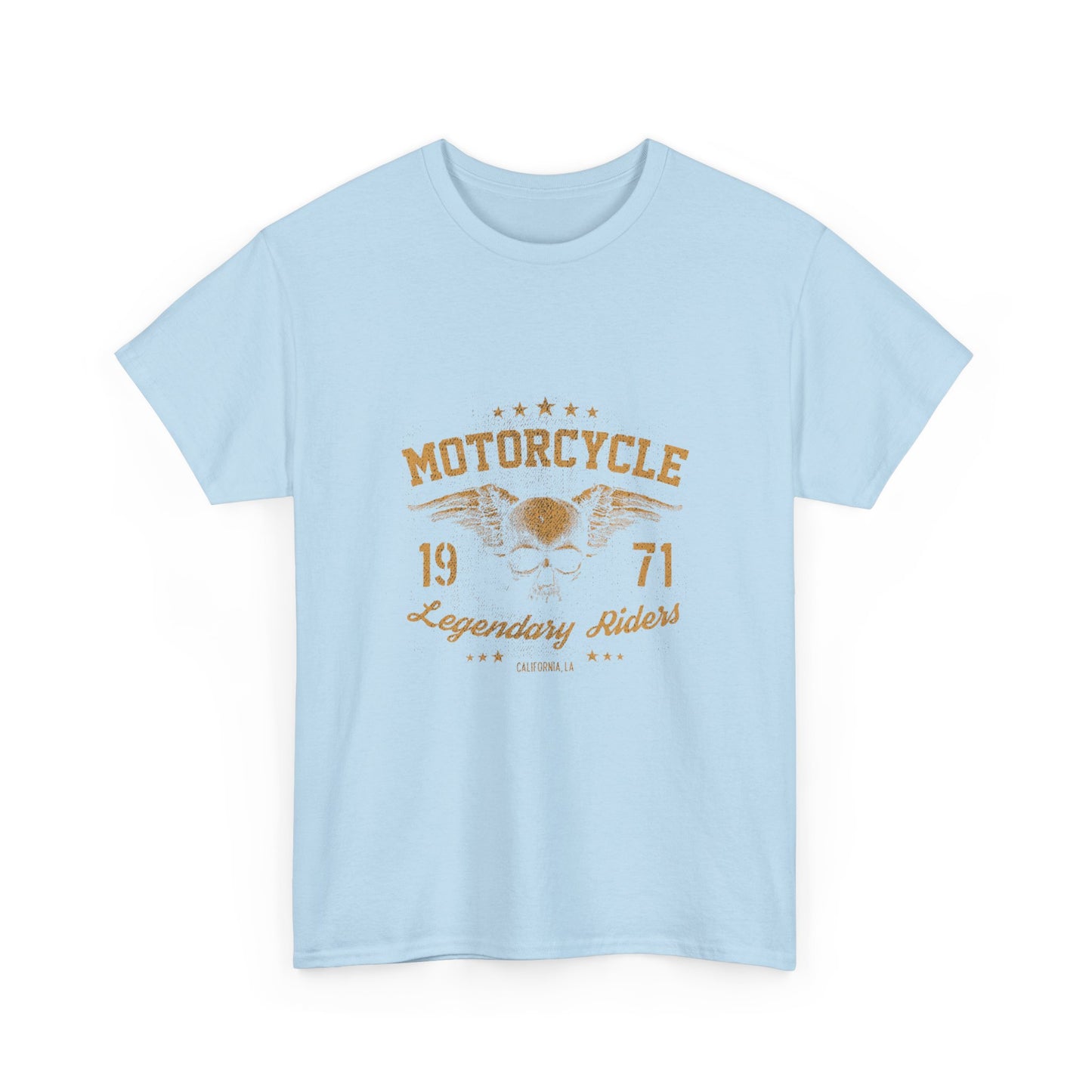 Classic Biker Vibes: Gildan® Heavy Cotton Motorcycle Legend 1971 Shirt