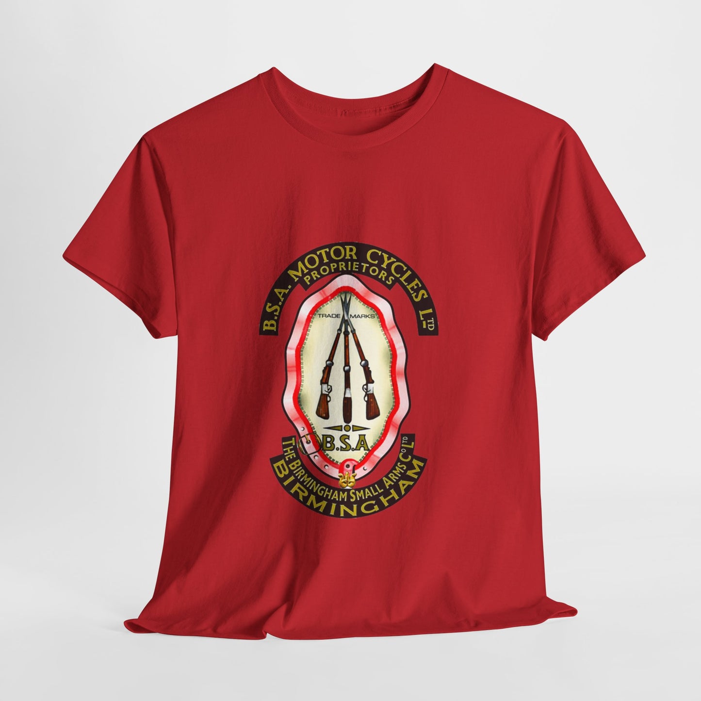 Sporting BSA Rifles T-Shirt - Elegant Design for Outdoor Enthusiasts