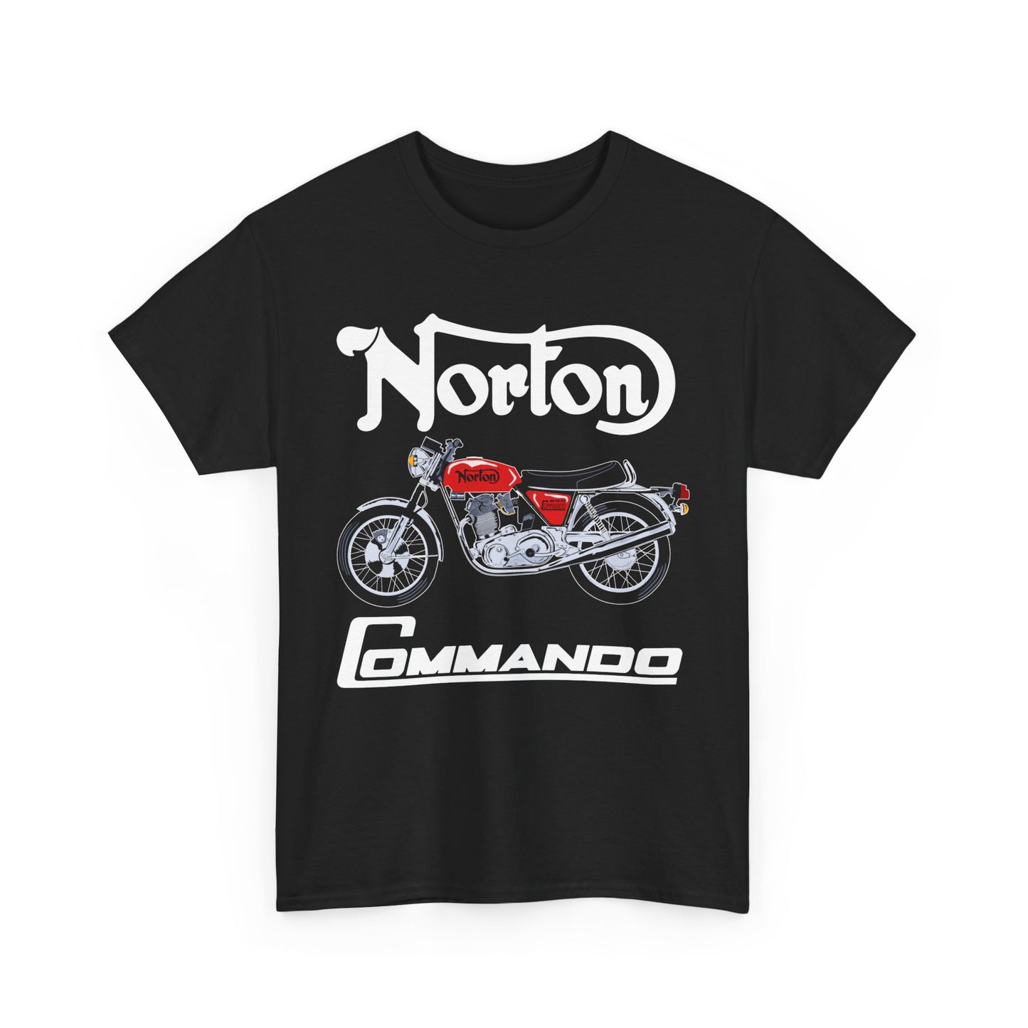 Norton Commando T-Shirt: Classic Fit with Gildan® 5000 Heavy Cotton™