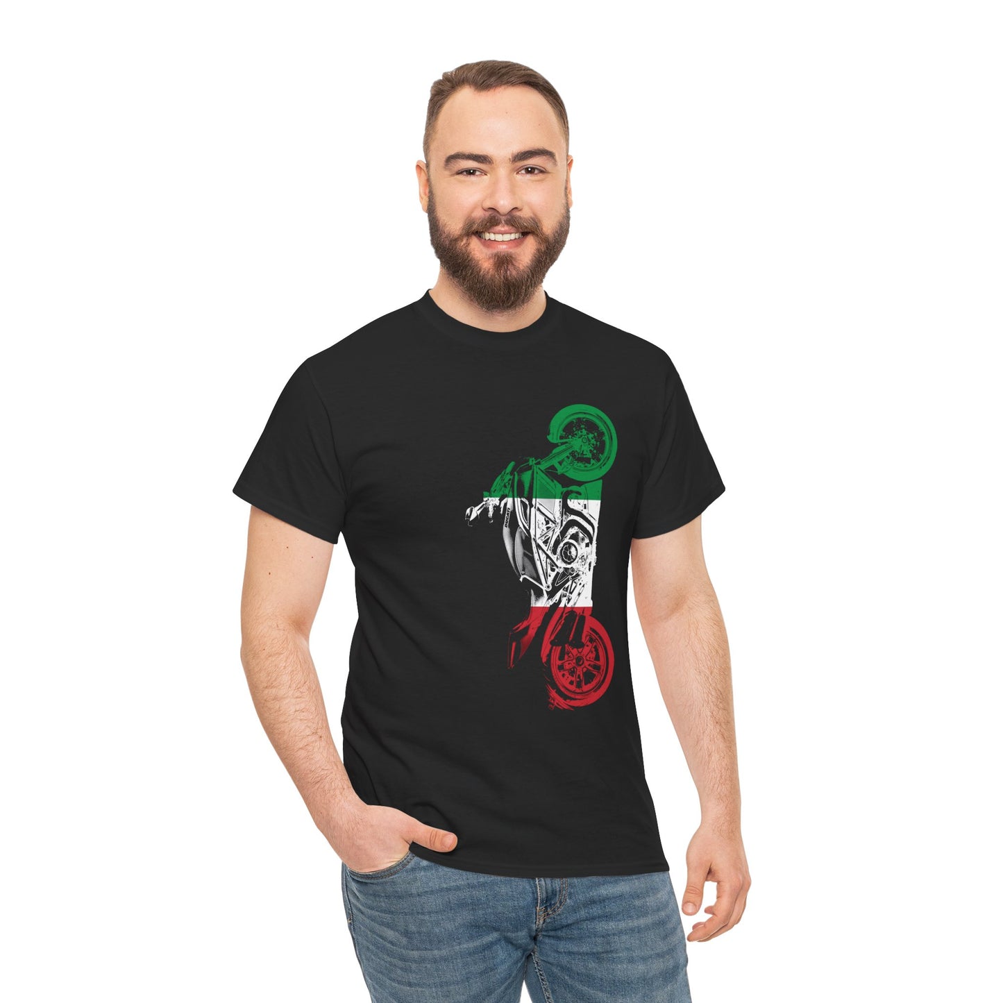 Ducati Diavel Biker T-Shirt - Gildan® 5000 Heavy Cotton™, Perfect Fit for Every Rider