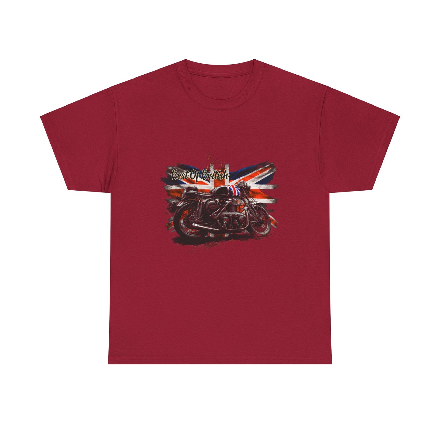 Classic Fit Best of British Biker Shirt - Double-Needle Hems