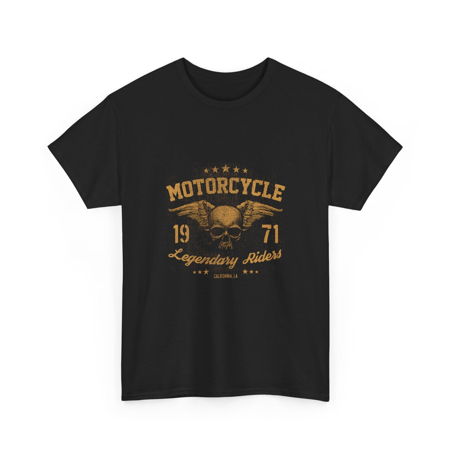 Classic Biker Vibes: Gildan® Heavy Cotton Motorcycle Legend 1971 Shirt