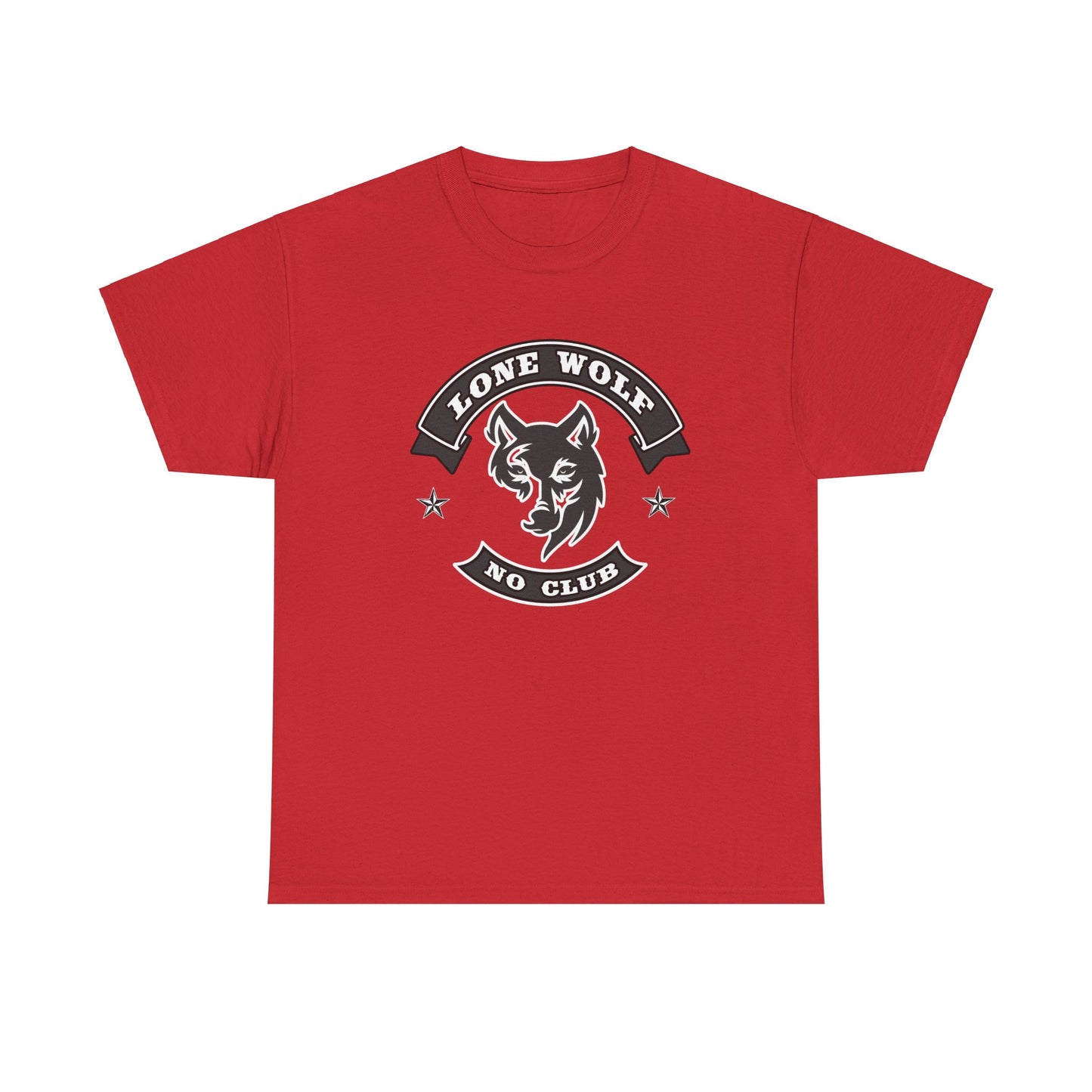 Lone Wolf Tee Shirt - Gildan® 5000 Heavy Cotton™, Classic Fit for the Independent Rider