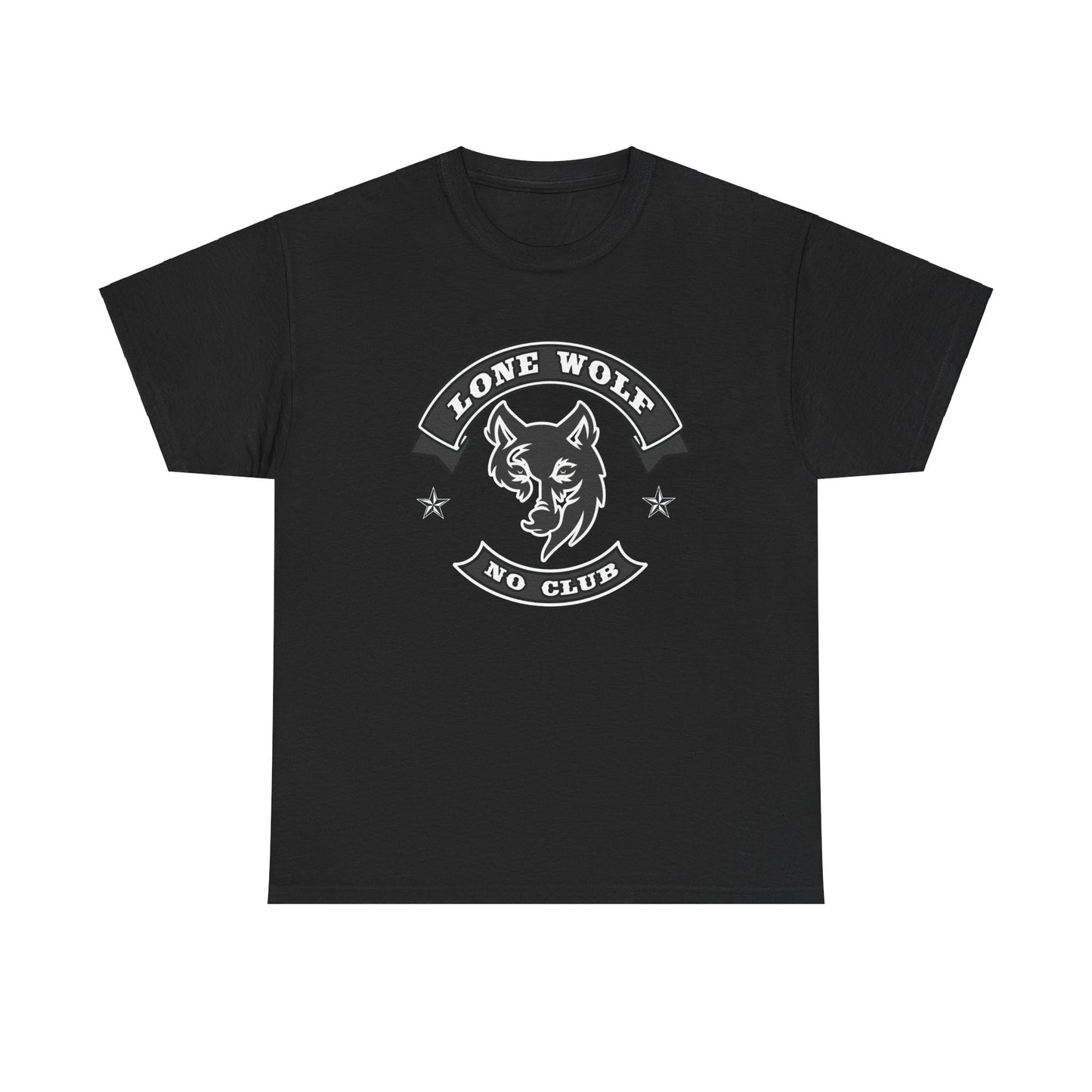 Lone Wolf Tee Shirt - Gildan® 5000 Heavy Cotton™, Classic Fit for the Independent Rider