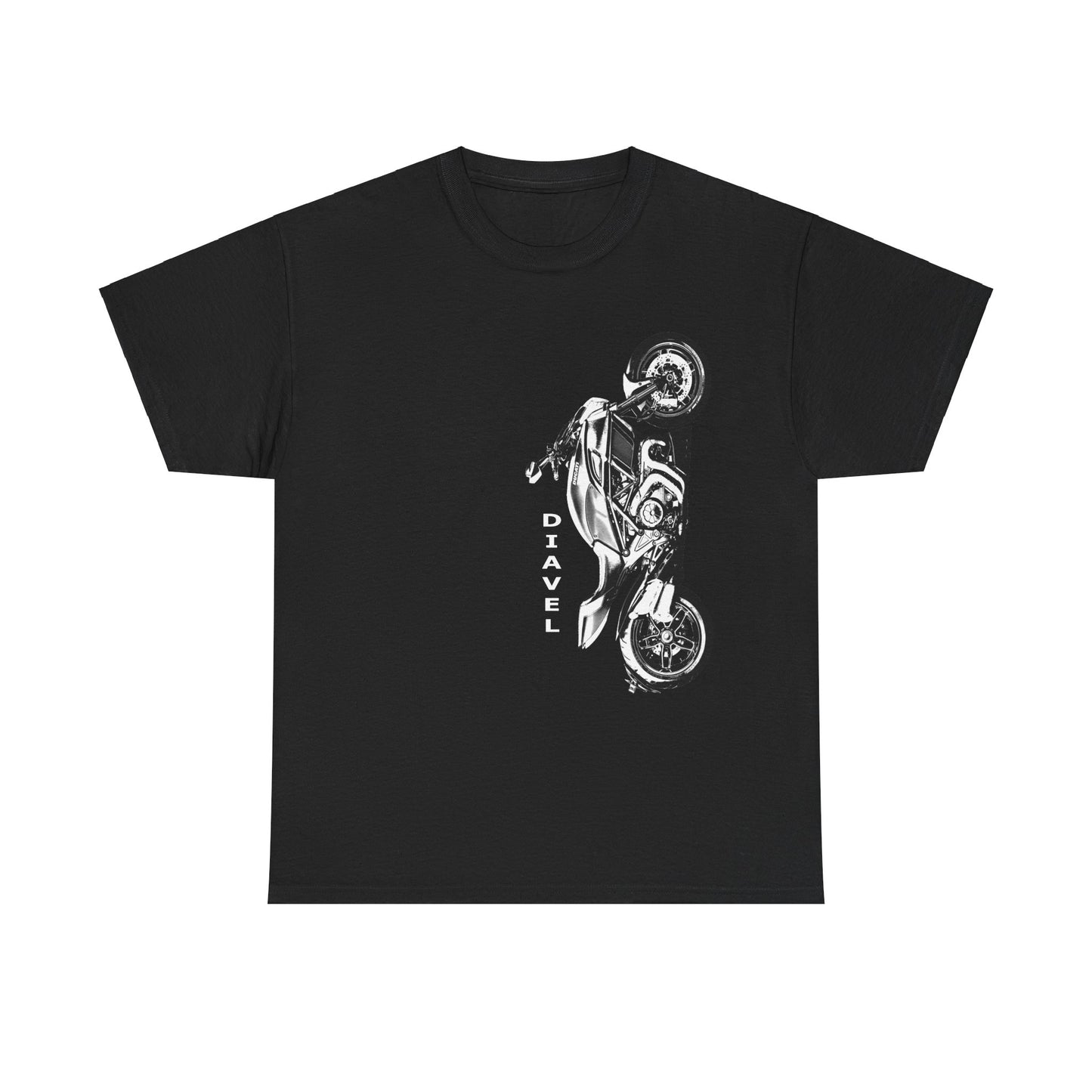 Ducati Diavel Biker T-Shirt | Gildan® 5000 Heavy Cotton™ - Rugged Style, Classic Fit for Motorcycle Lovers
