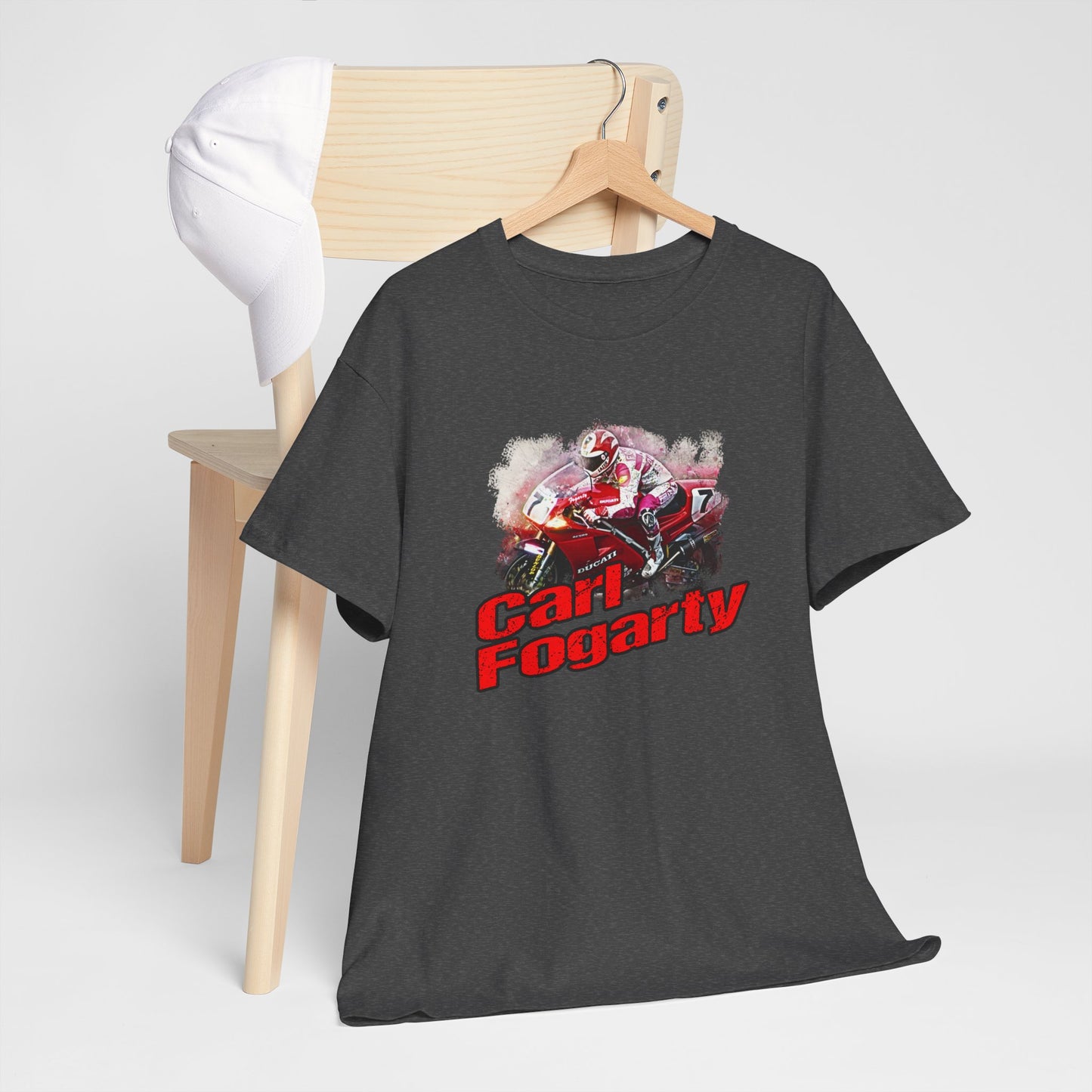 Heavy Cotton Carl Fogarty Motorcycle Legend Shirt