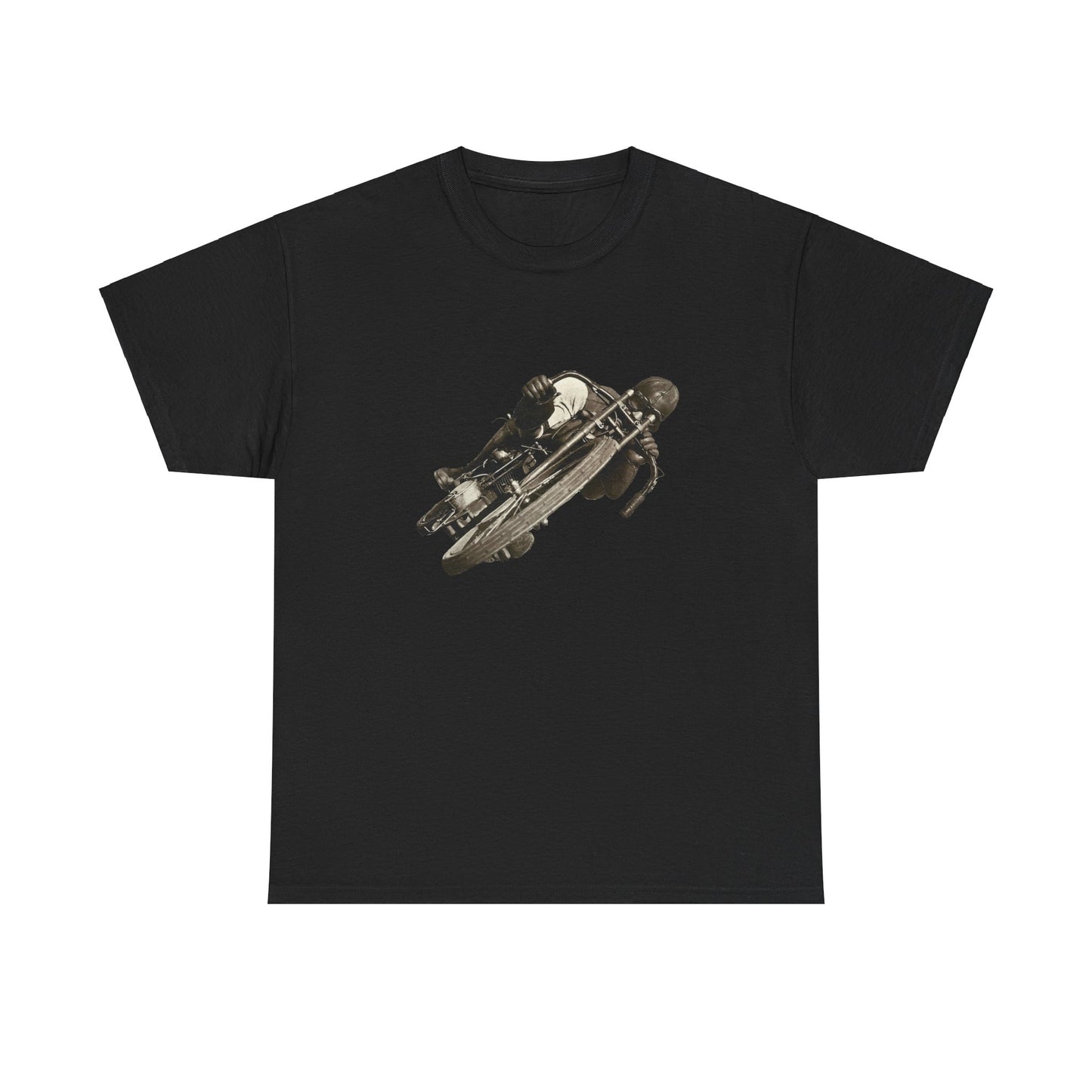 Stay Timeless with Leaning Hard Vintage Biker T-Shirt on Gildan 5000