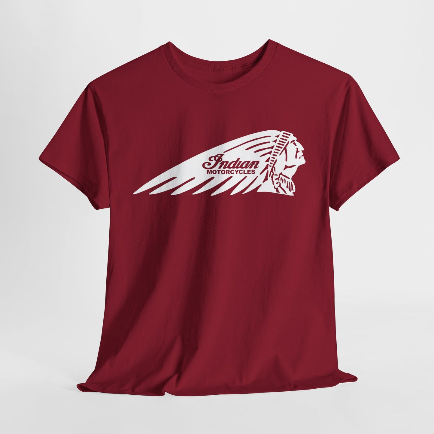 Indian Motorcycles Shirt | Gildan® 5000 Heavy Cotton™, Stylish Comfort for Bikers