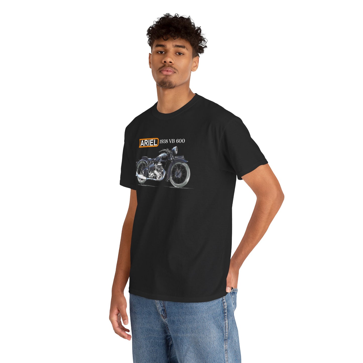 Ariel VB 1938 Vintage Motorcycle T-Shirt - Legendary Style for Riders