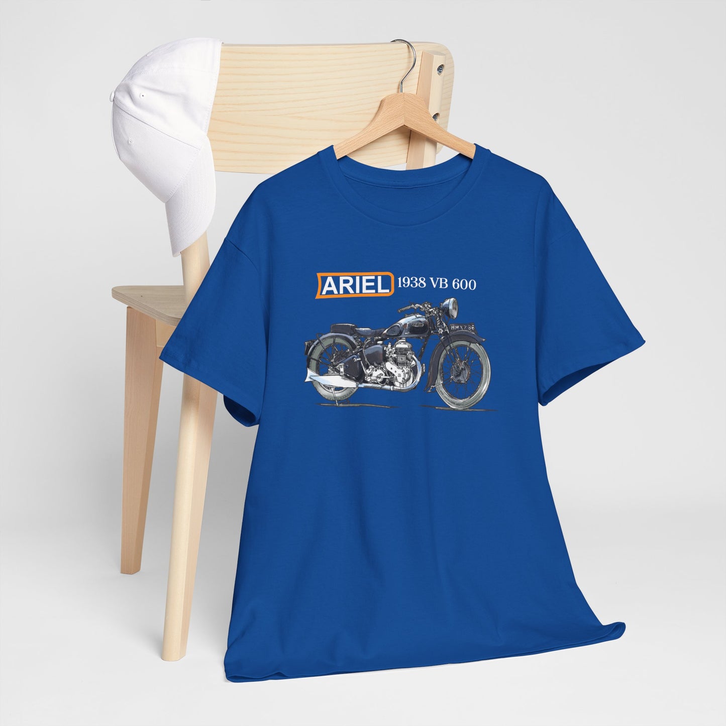 Ariel VB 1938 Vintage Motorcycle T-Shirt - Legendary Style for Riders