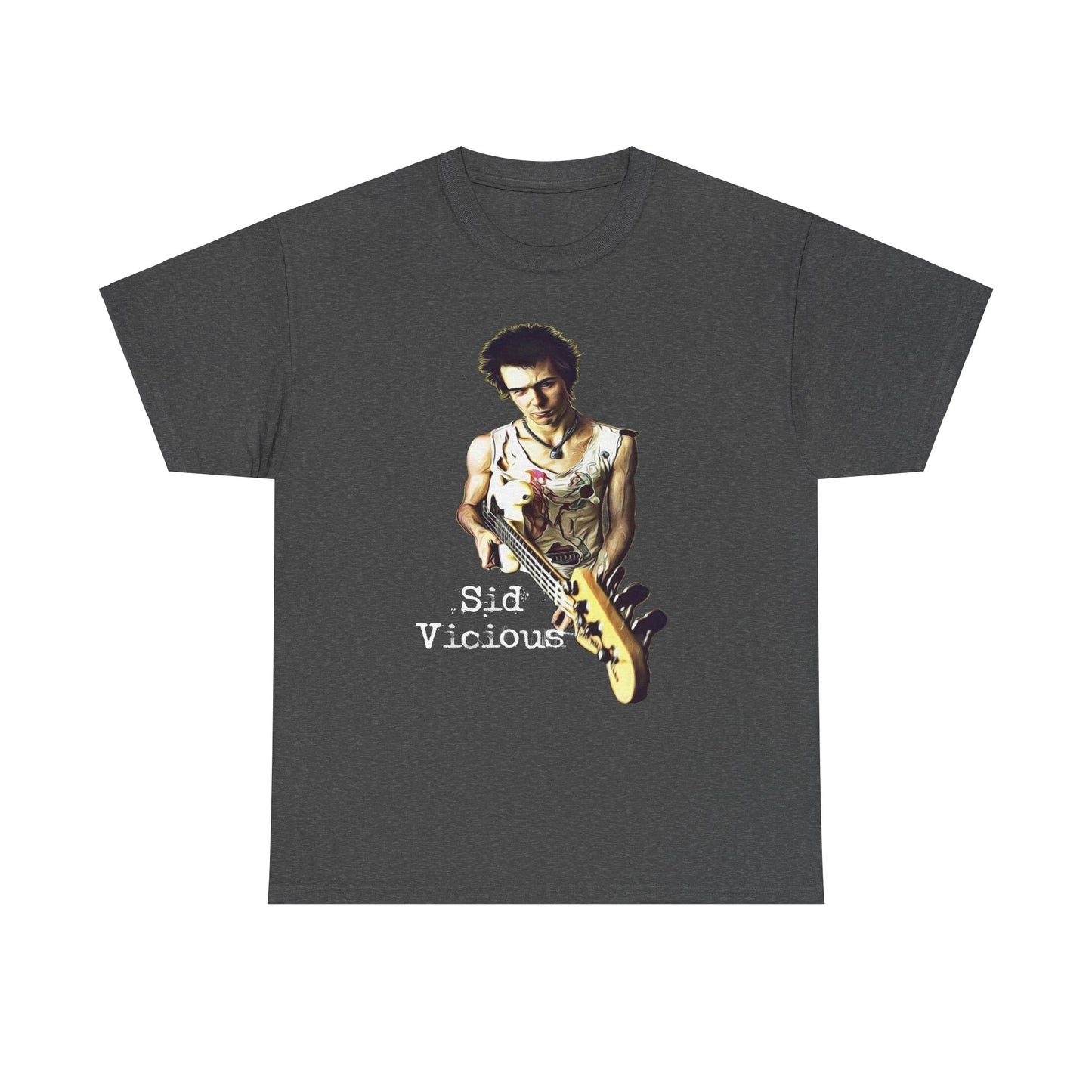 Sid Vicious Design Shirt: Stylish Edge in Heavy Cotton