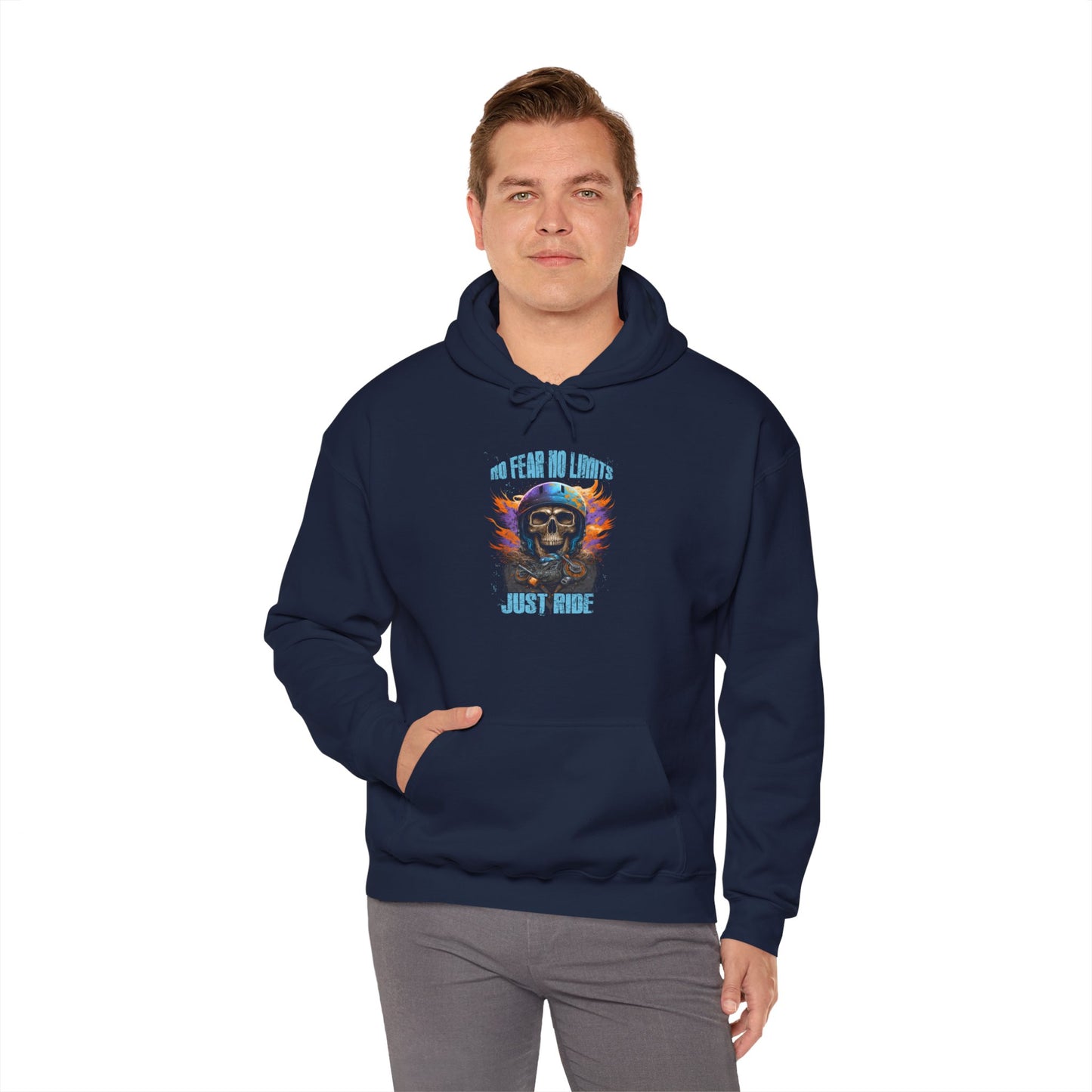 No Fear, No Limits, Just Ride Hoodie - Built for Comfort, Style, and Endless Adventure