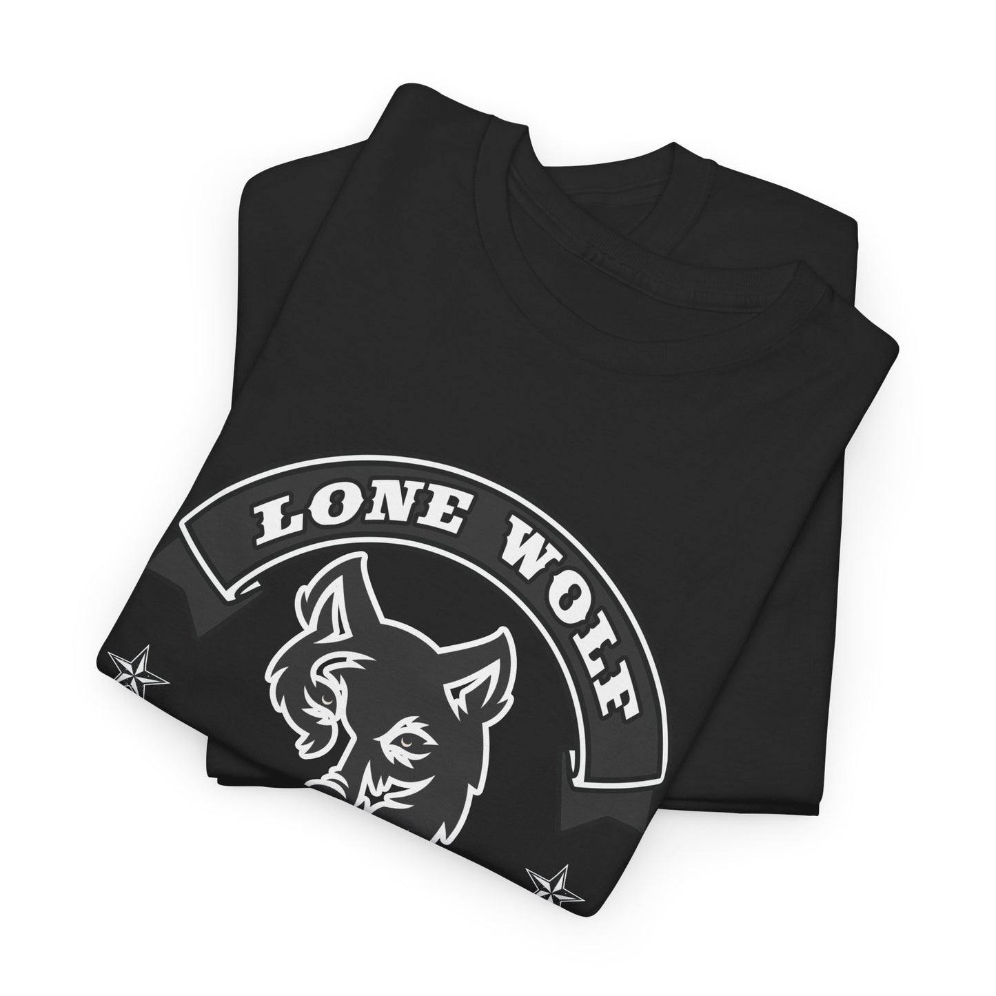 Lone Wolf Tee Shirt - Gildan® 5000 Heavy Cotton™, Classic Fit for the Independent Rider