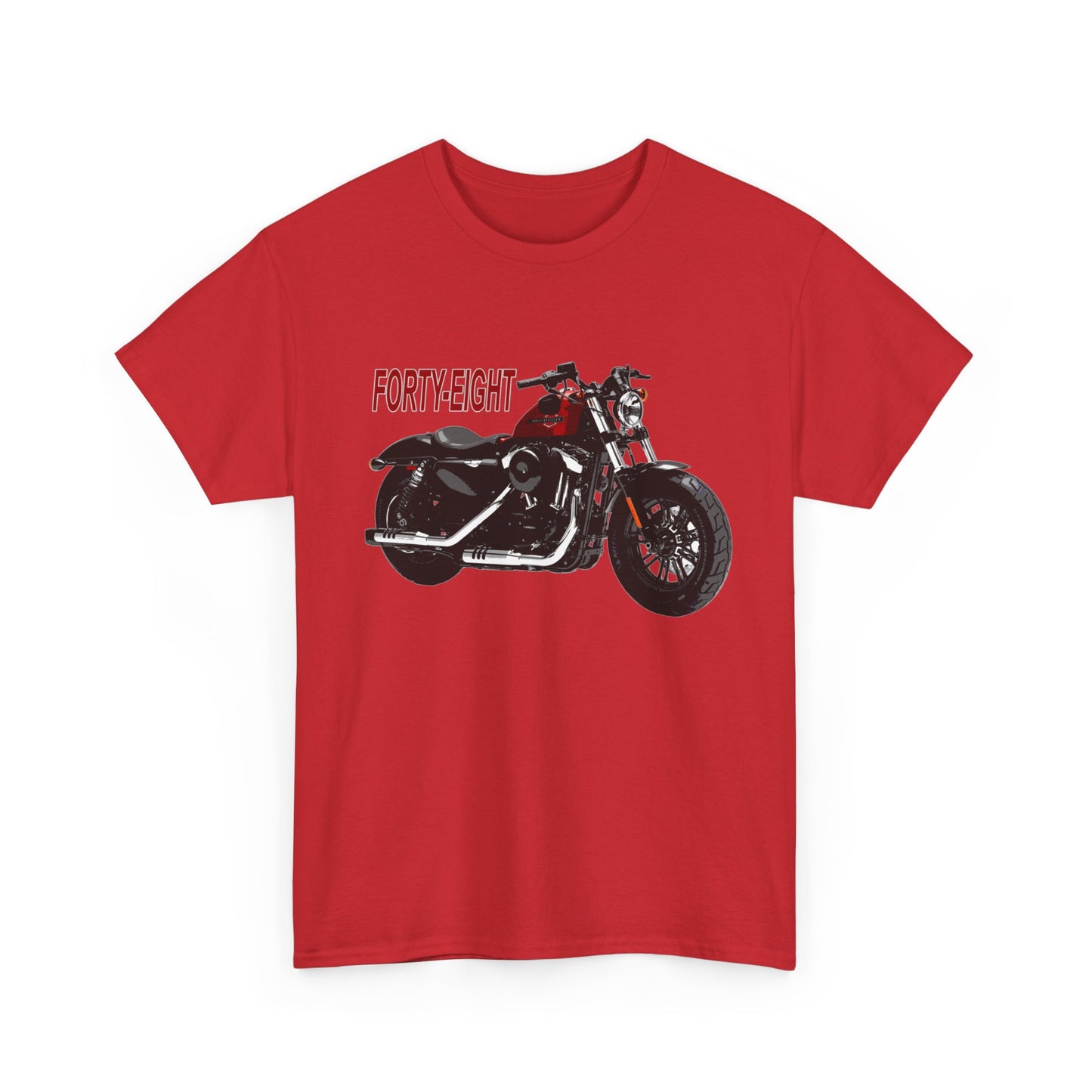 Harley Davidson 48 Unisex T-Shirt | Gildan® 5000 Heavy Cotton™ - Stylish & Comfortable, Great for Bikers of All Styles