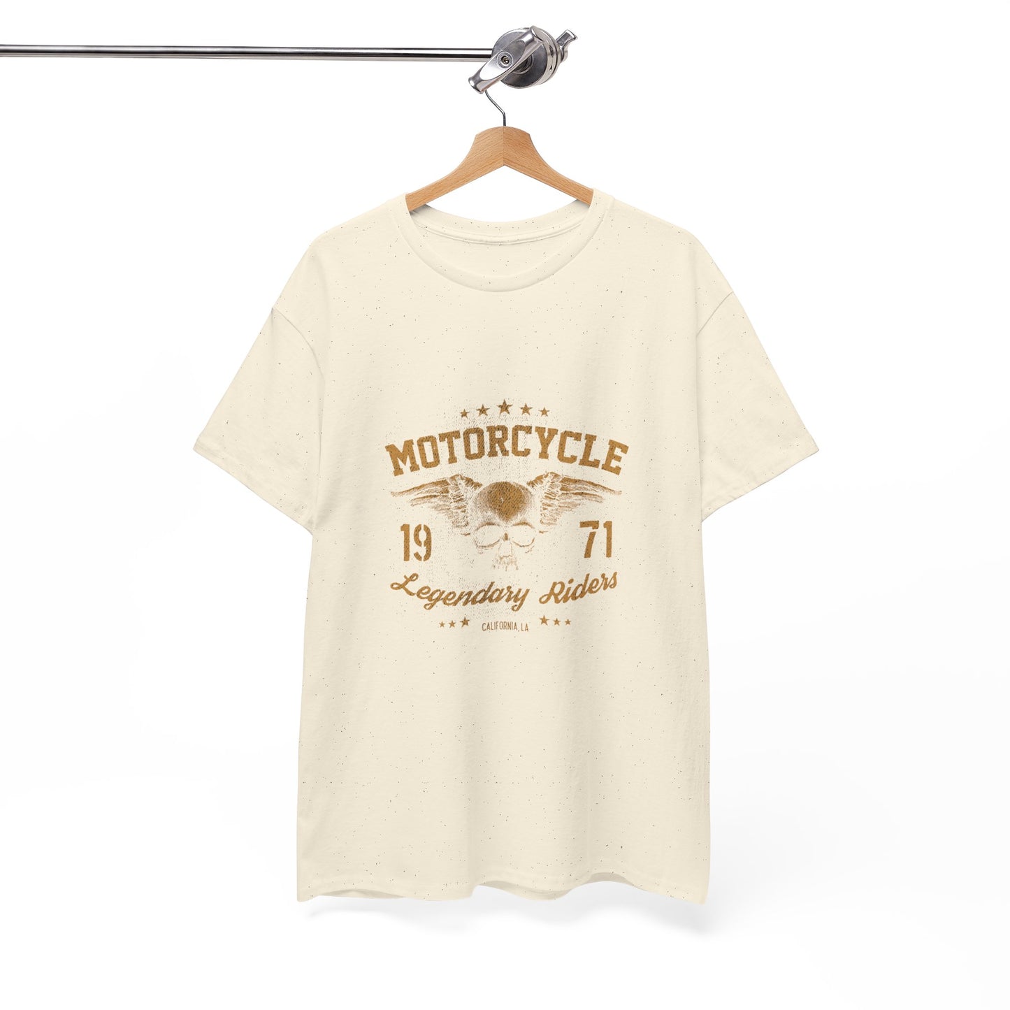 Classic Biker Vibes: Gildan® Heavy Cotton Motorcycle Legend 1971 Shirt