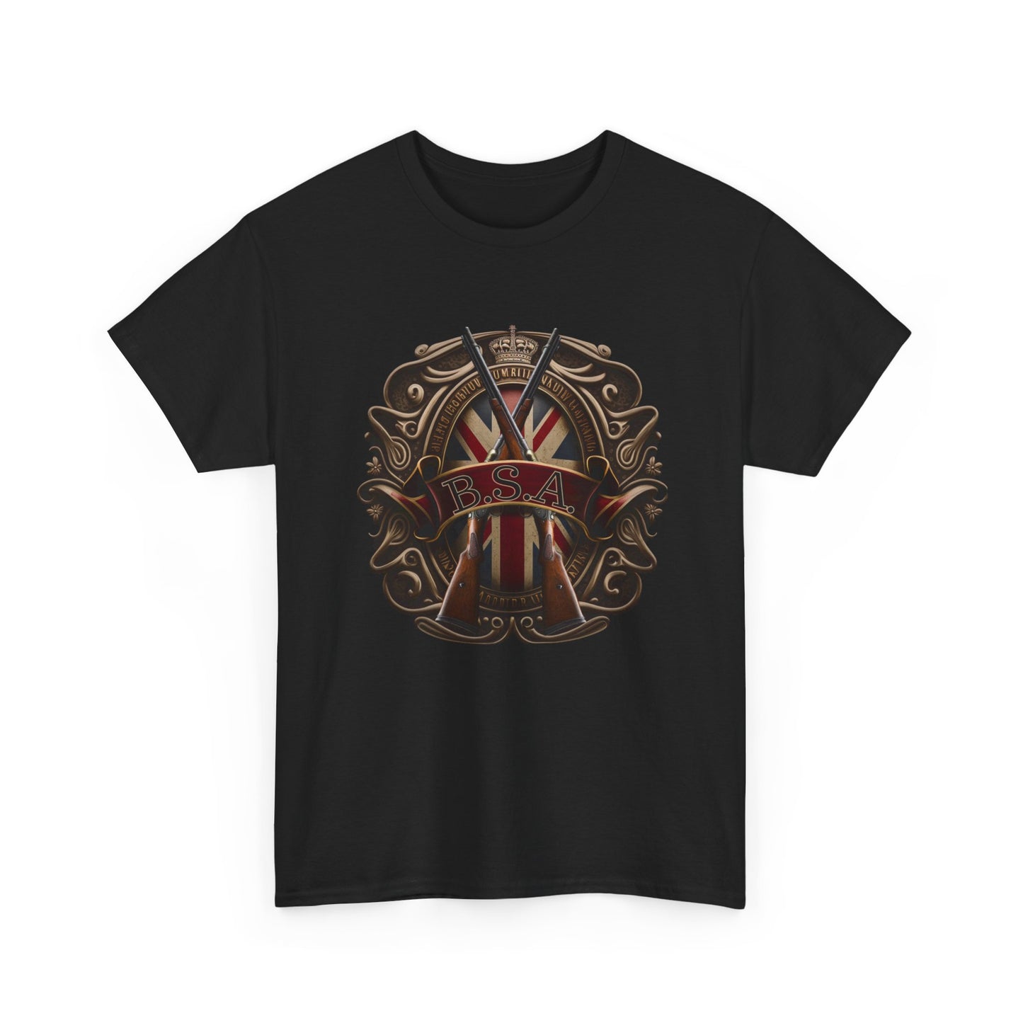Classic BSA Motorcycles T-Shirt - Gildan® 5000 Heavy Cotton™, Perfect for Riders & Collectors