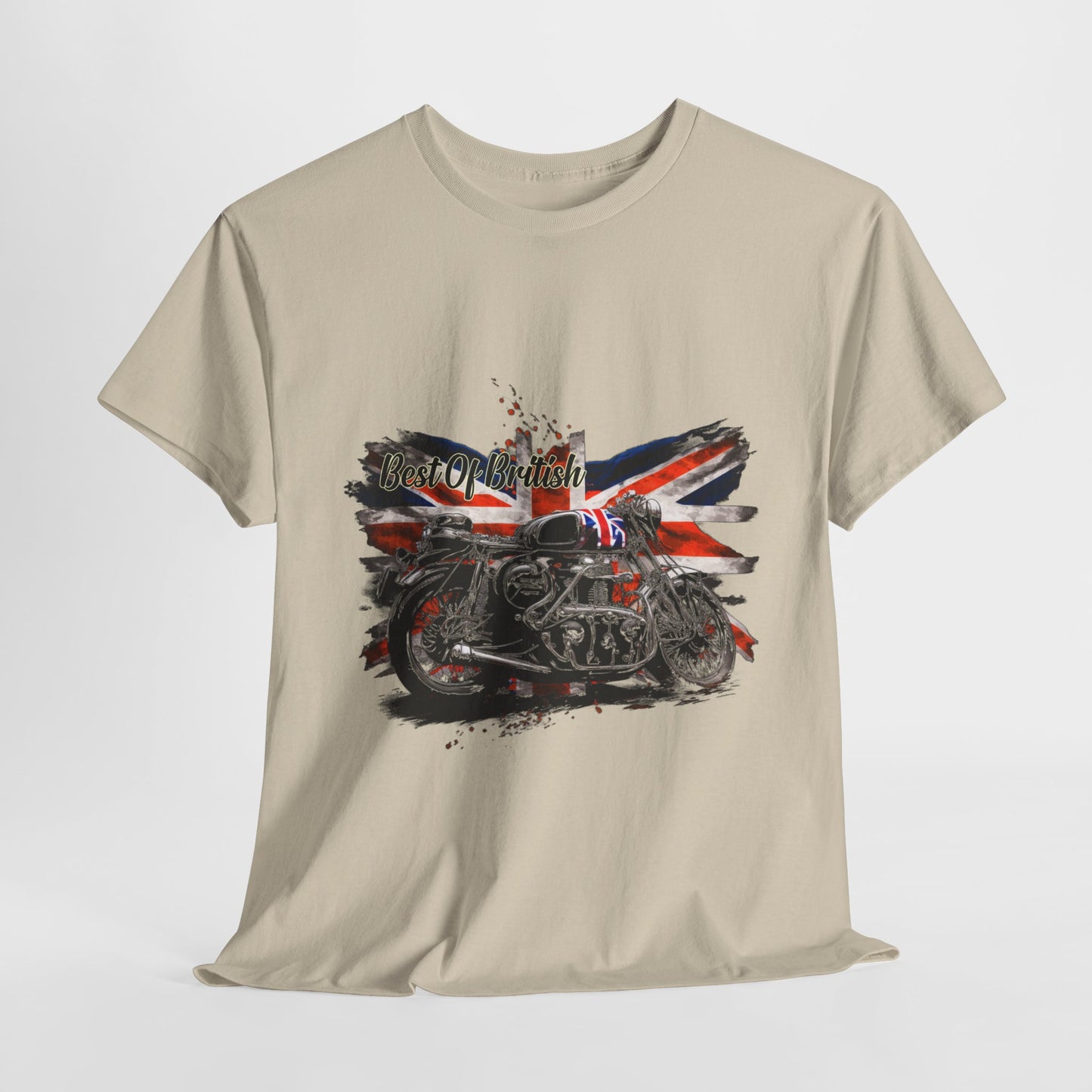 Classic Fit Best of British Biker Shirt - Double-Needle Hems