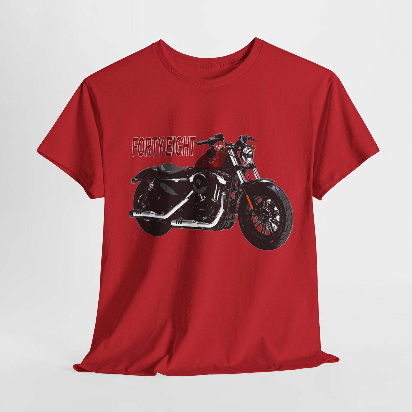 Harley Davidson 48 Unisex T-Shirt | Gildan® 5000 Heavy Cotton™ - Stylish & Comfortable, Great for Bikers of All Styles