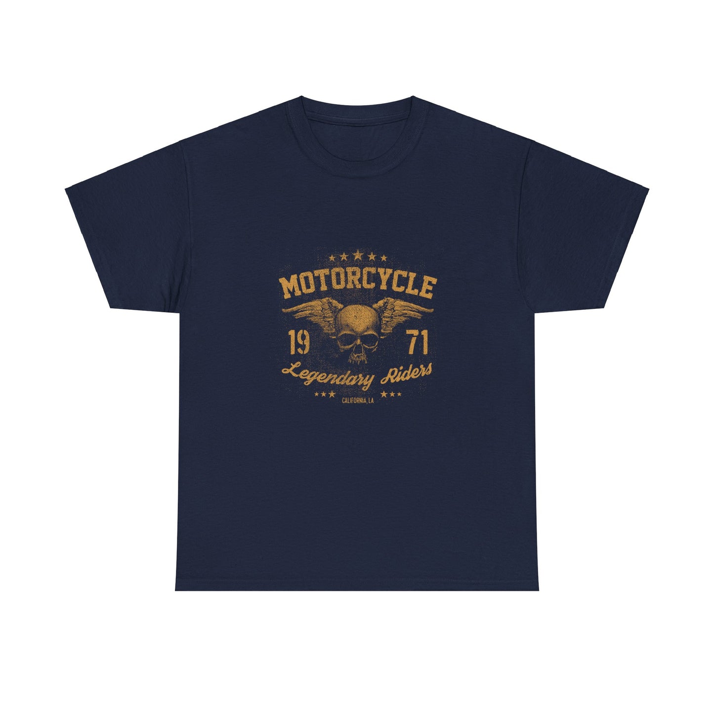 Classic Biker Vibes: Gildan® Heavy Cotton Motorcycle Legend 1971 Shirt