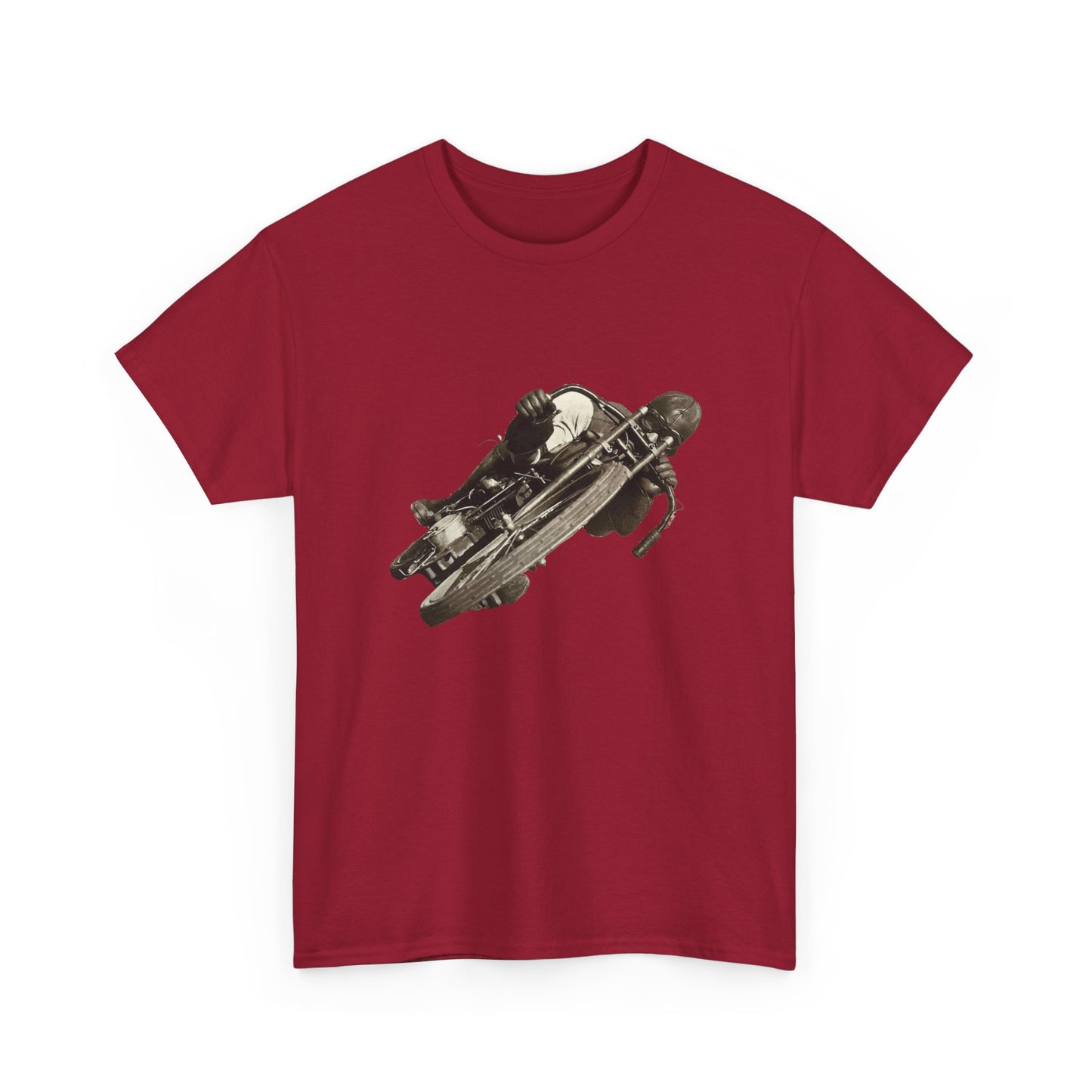 Stay Timeless with Leaning Hard Vintage Biker T-Shirt on Gildan 5000