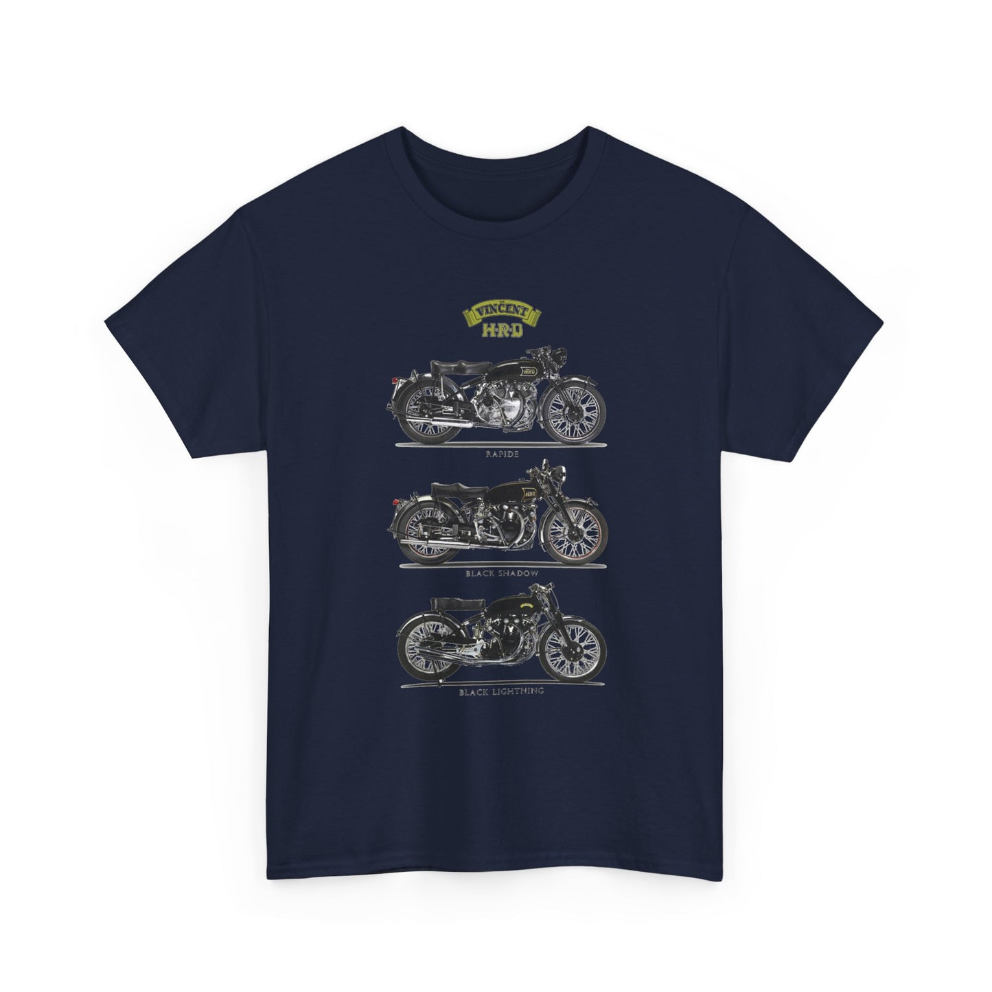 Elevate Your Style with Vincent HRD Vintage Poster Tee with Gildan® 5000's Classic Fit