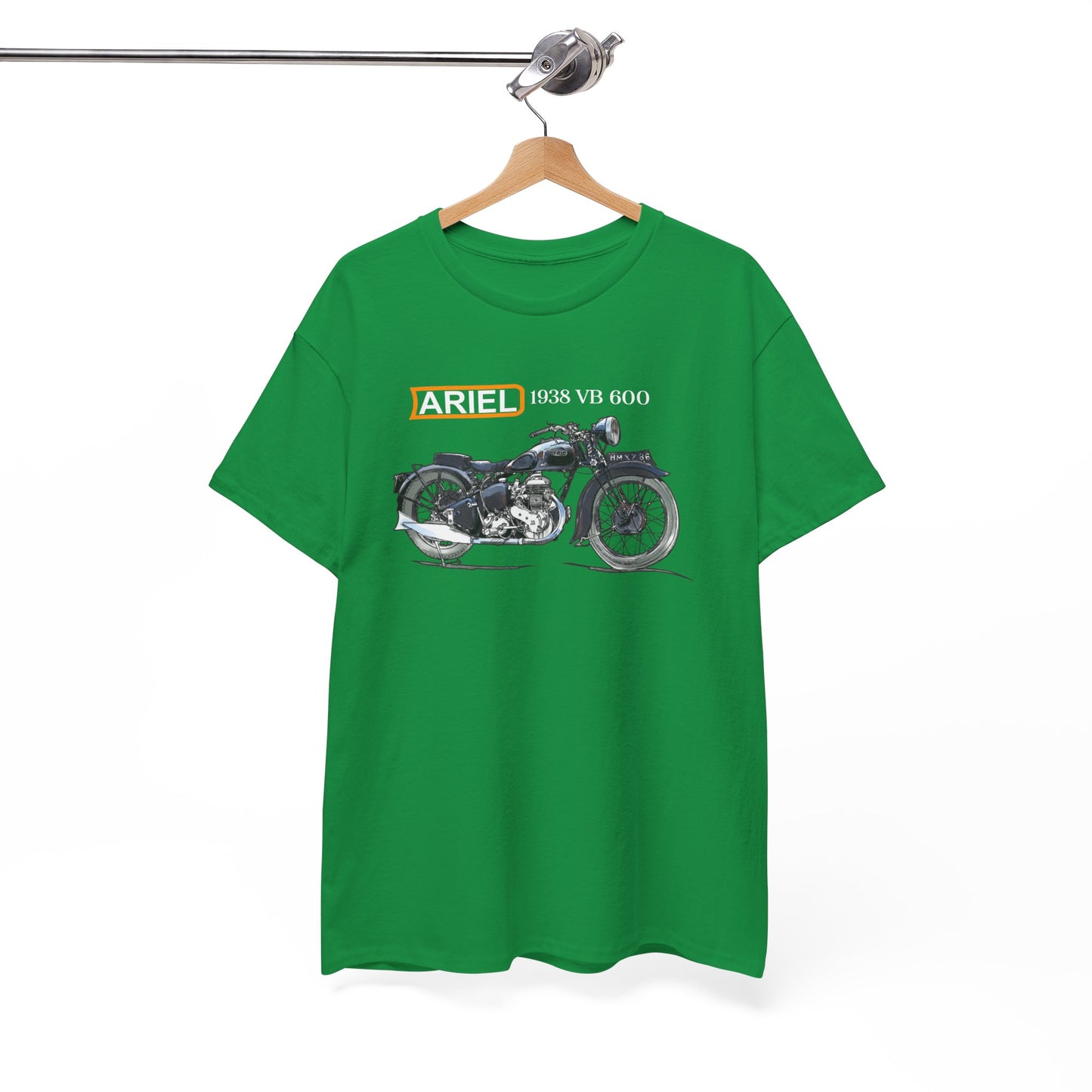 Ariel VB 1938 Vintage Motorcycle T-Shirt - Legendary Style for Riders