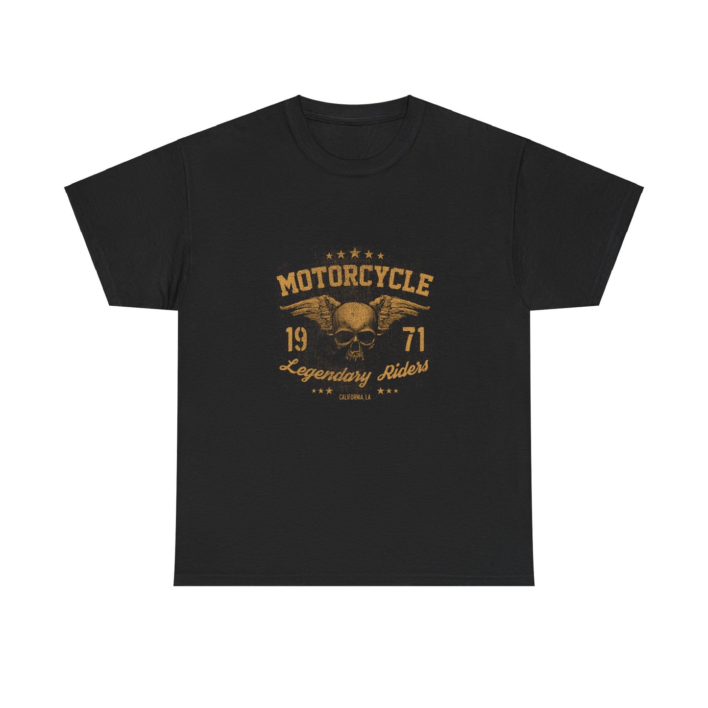 Classic Biker Vibes: Gildan® Heavy Cotton Motorcycle Legend 1971 Shirt