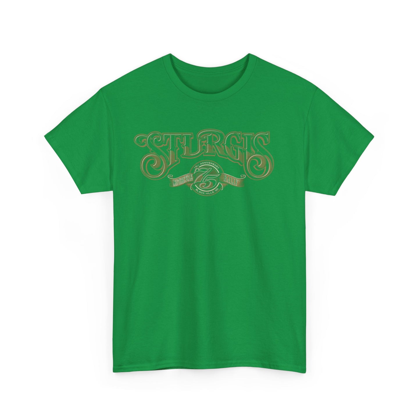 Sturgis 75th Tee - Gildan® 5000 Heavy Cotton™, Classic Midweight Fabric