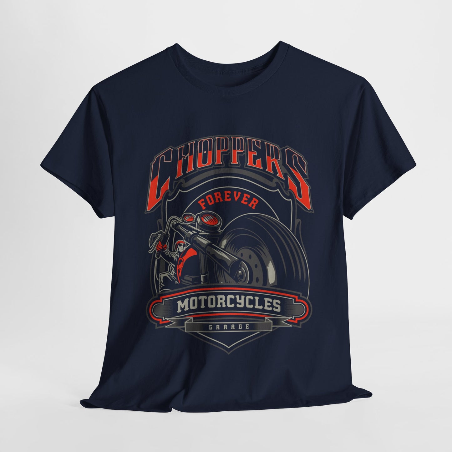Choppers Forever Motorcycle T-Shirt - Quality Print, Classic Biker Fit