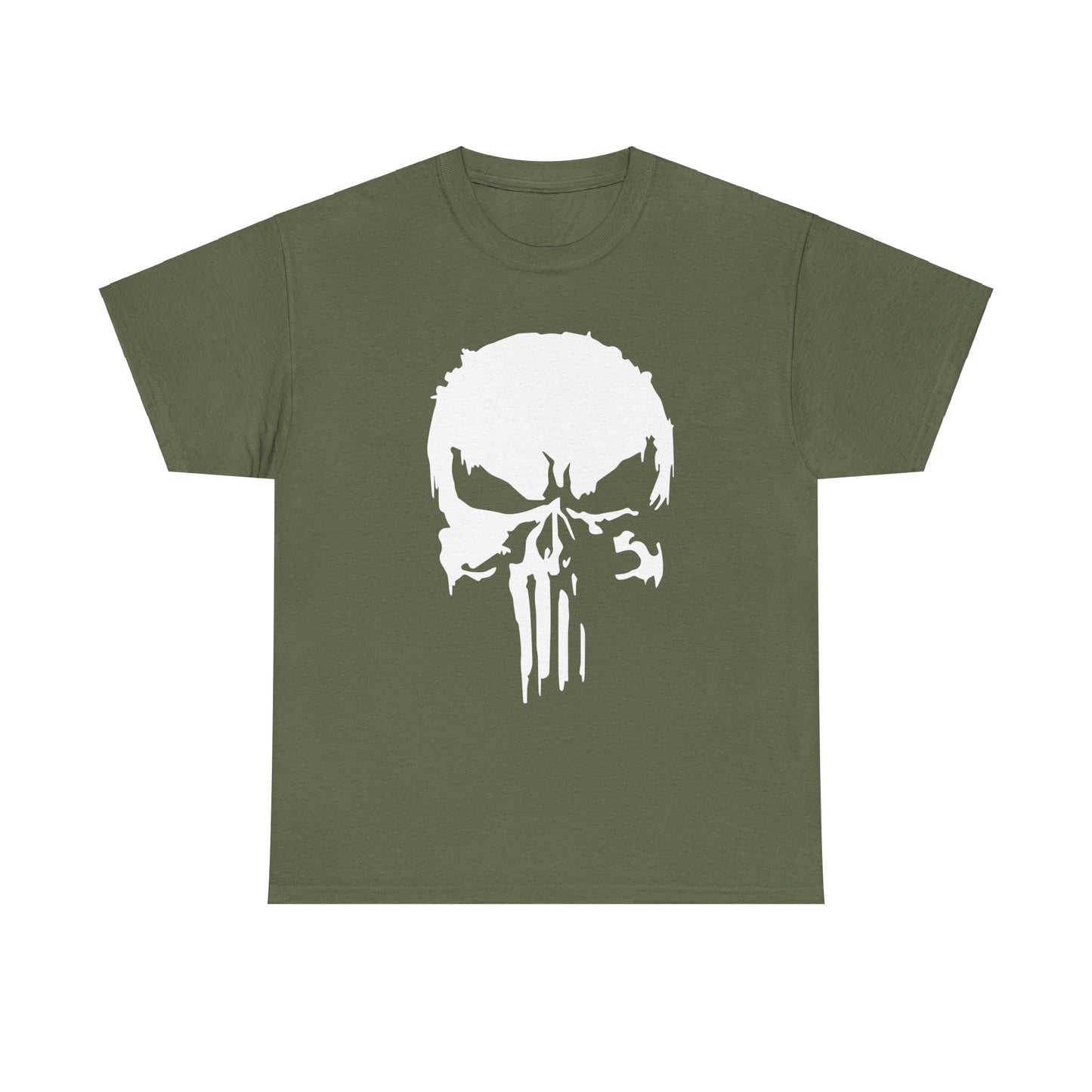 Edgy & Fierce: The Punisher Skull Tee | Gildan® 5000 Heavy Cotton™ - Classic Midweight Fabric for Comfort