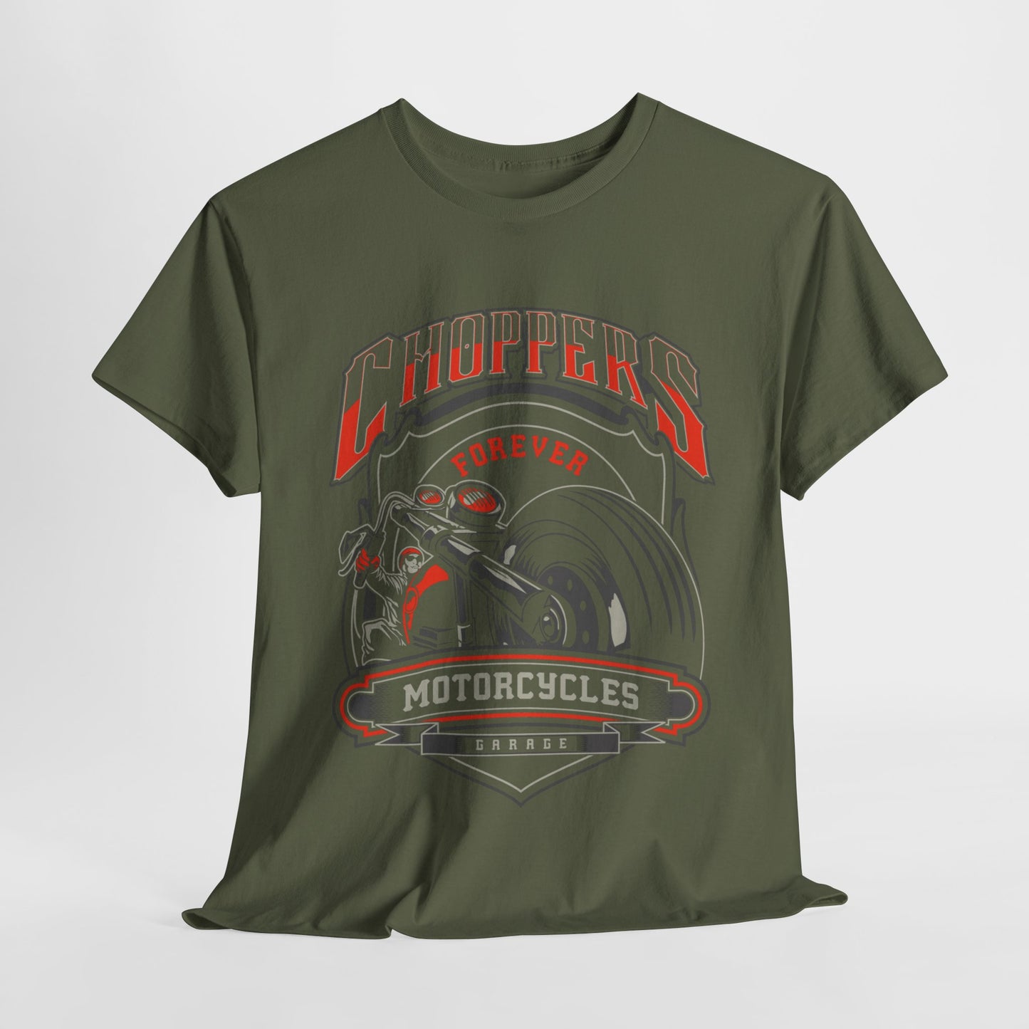 Choppers Forever Motorcycle T-Shirt - Quality Print, Classic Biker Fit