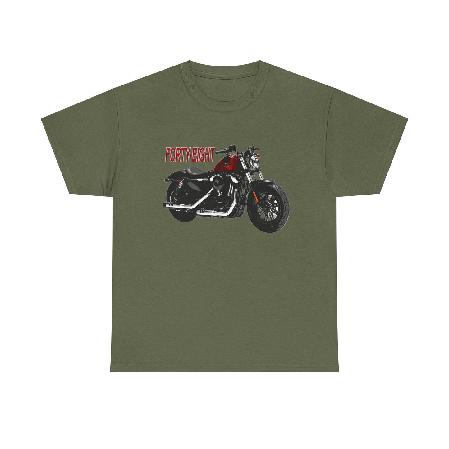 Harley Davidson 48 Unisex T-Shirt | Gildan® 5000 Heavy Cotton™ - Stylish & Comfortable, Great for Bikers of All Styles