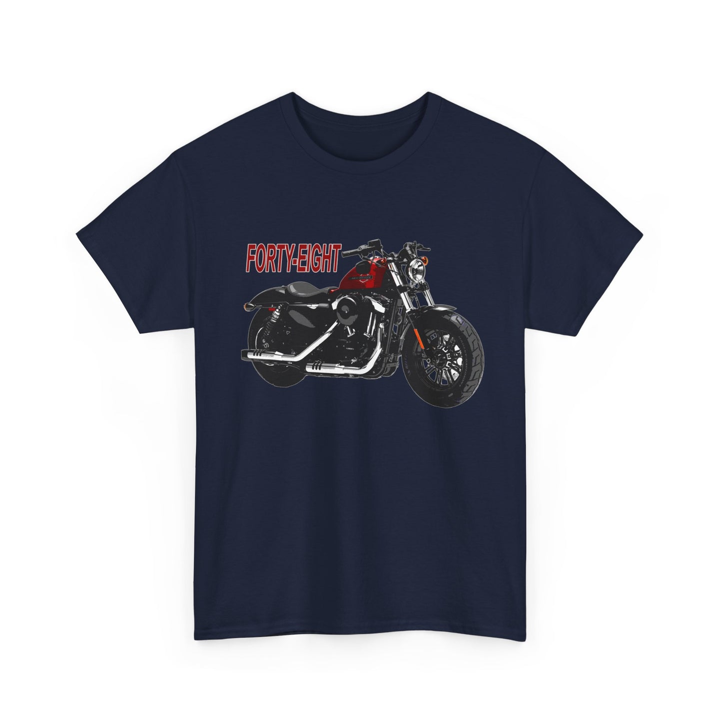 Harley Davidson 48 Unisex T-Shirt | Gildan® 5000 Heavy Cotton™ - Stylish & Comfortable, Great for Bikers of All Styles