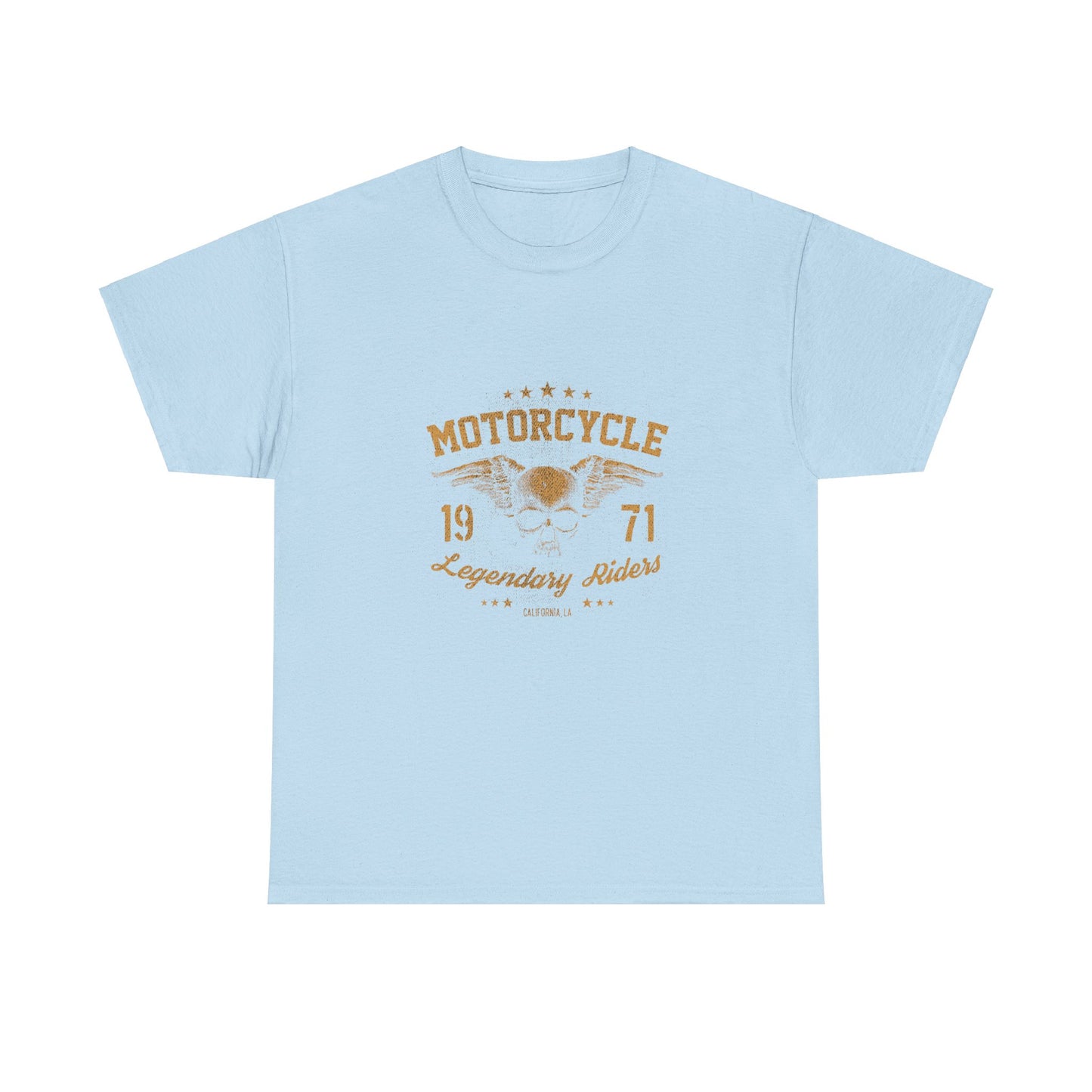 Classic Biker Vibes: Gildan® Heavy Cotton Motorcycle Legend 1971 Shirt