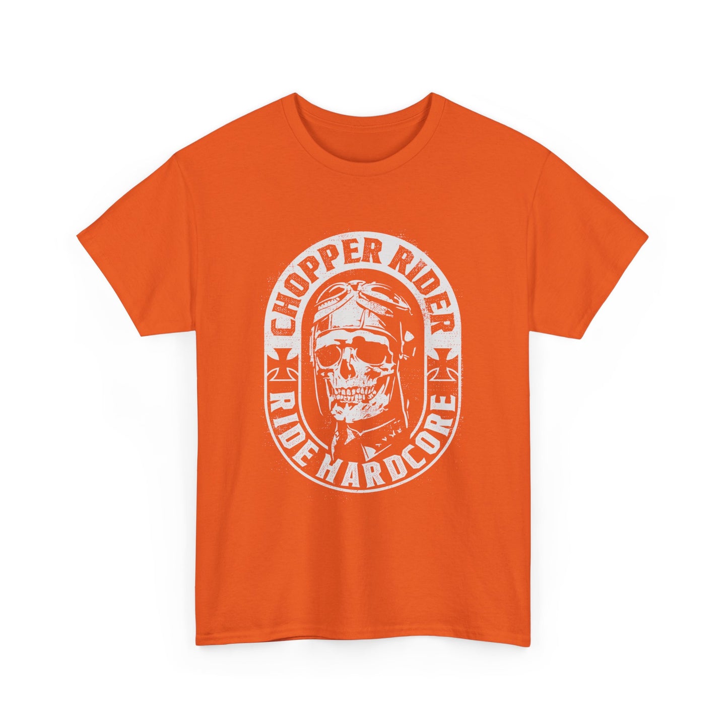 Chopper Rider Motorcycle Tee - Gildan® 5000 Heavy Cotton™, Durable Comfort for Every Ride