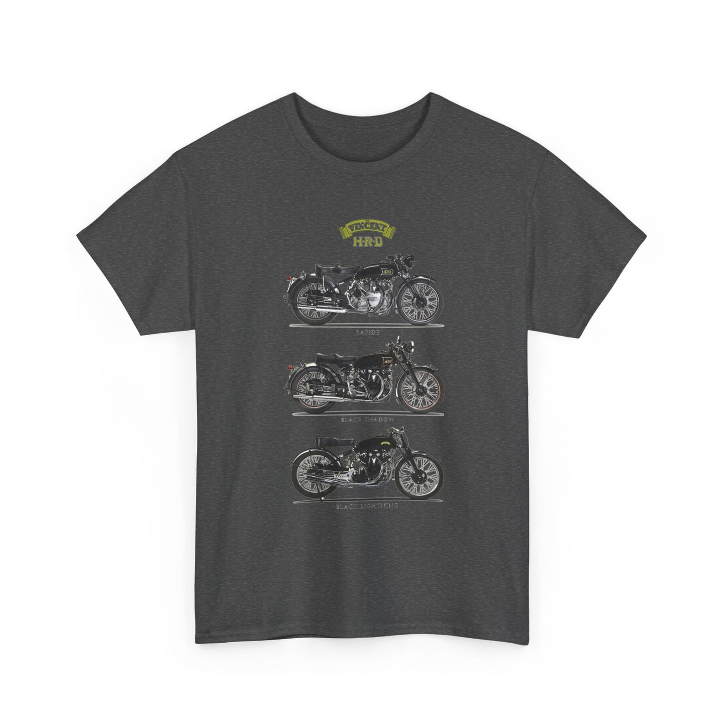 Elevate Your Style with Vincent HRD Vintage Poster Tee with Gildan® 5000's Classic Fit