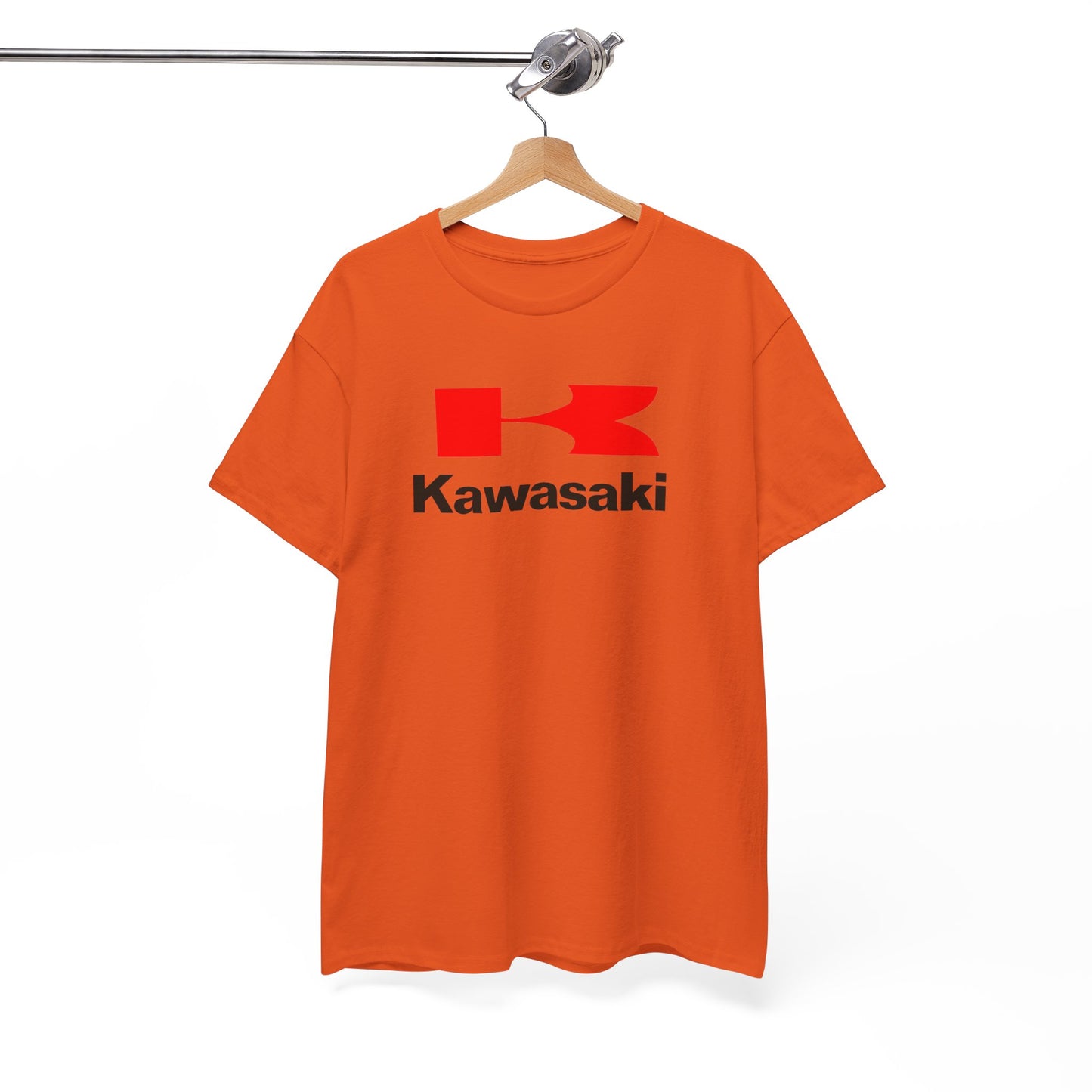 Ride in Style: Kawasaki Logo T-Shirt on Gildan® 5000 Heavy Cotton™
