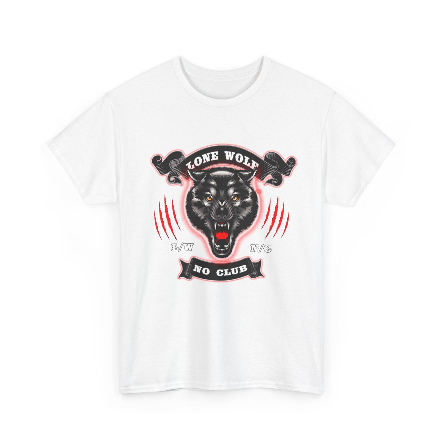 Lone Wolf, No Club Classic Tee