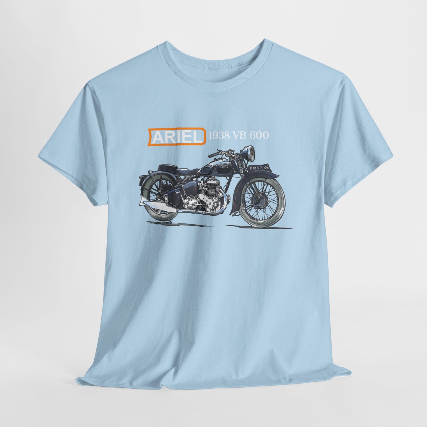 Ariel VB 1938 Vintage Motorcycle T-Shirt - Legendary Style for Riders