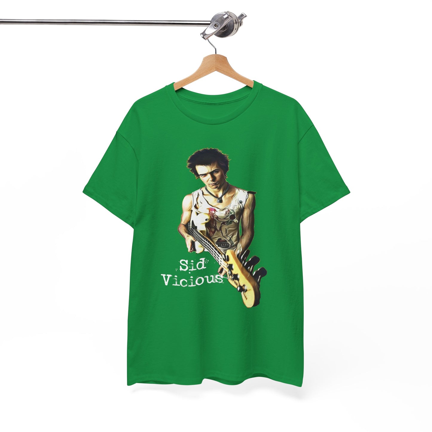 Sid Vicious Design Shirt: Stylish Edge in Heavy Cotton