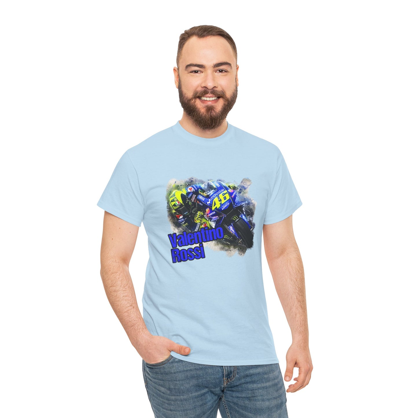 Valentino Rossi Motorcycle Legend Heavy Cotton Tee