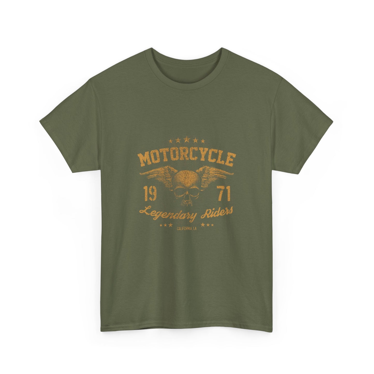 Classic Biker Vibes: Gildan® Heavy Cotton Motorcycle Legend 1971 Shirt